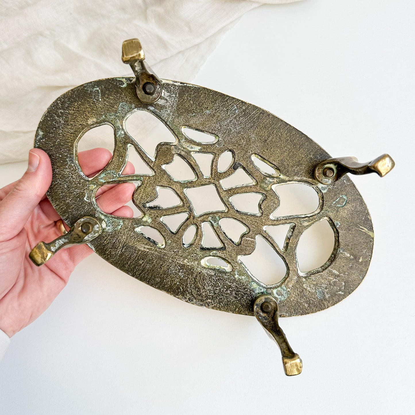 Brass Fireside Trivet