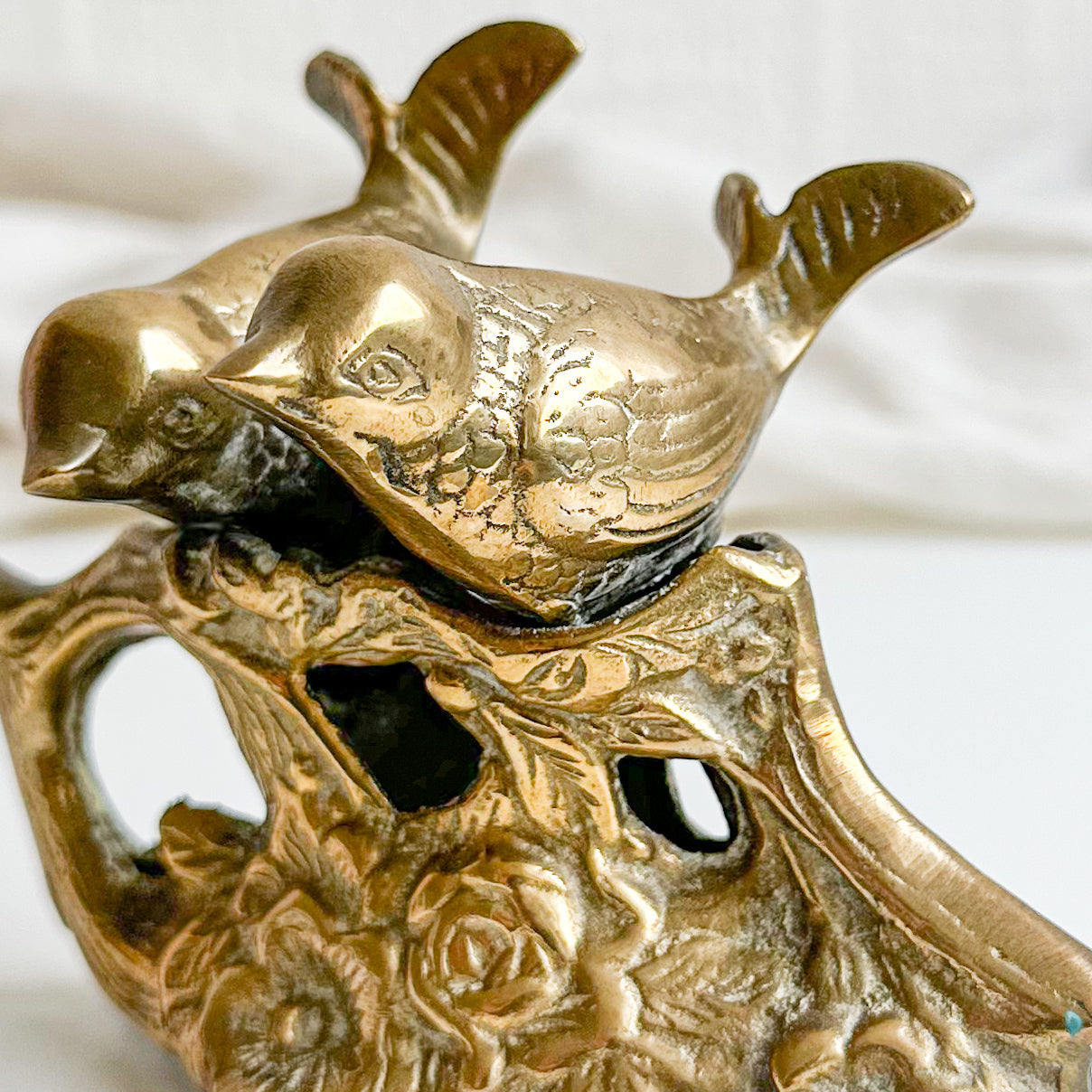 Brass Bird Figurine