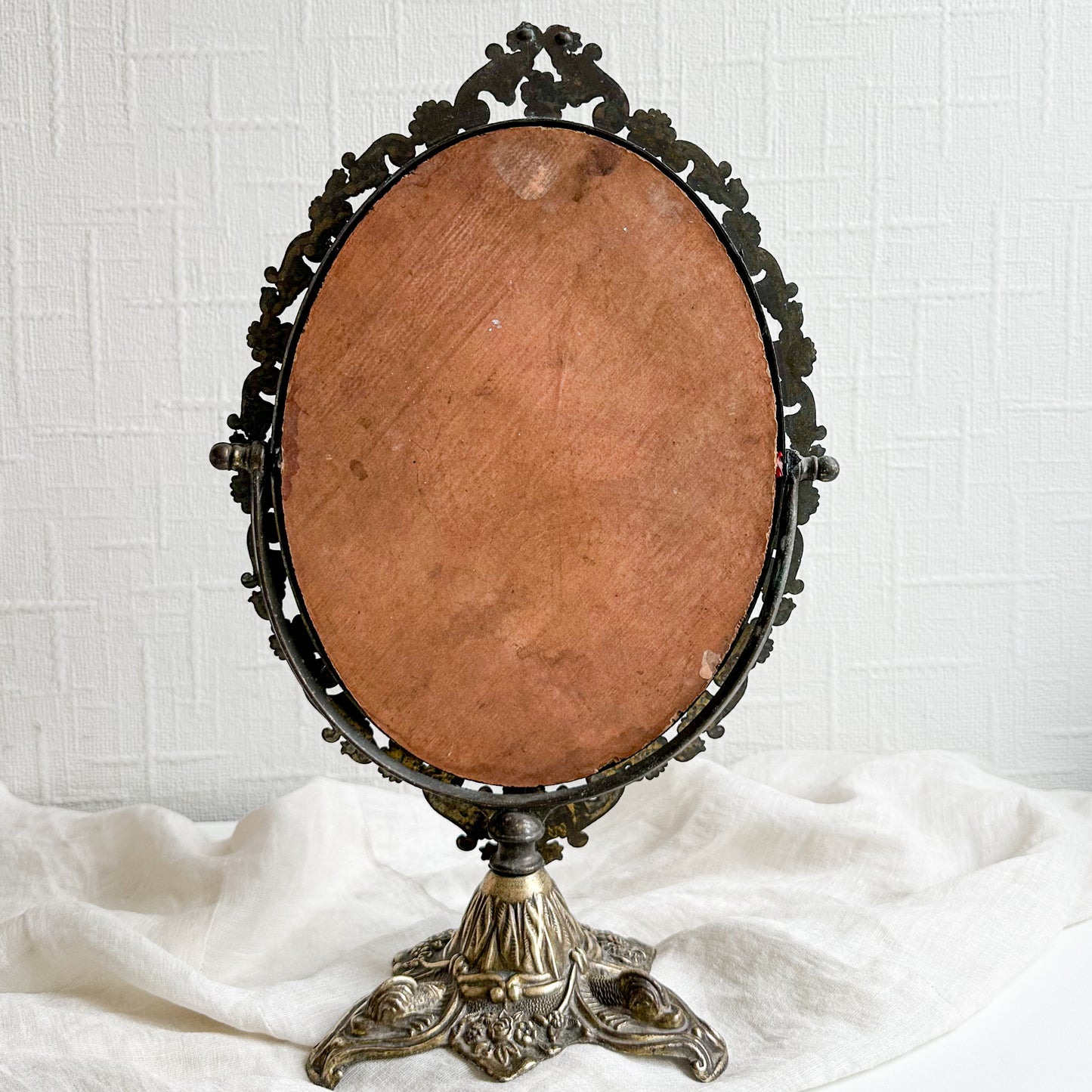 Regency Brass Table Mirror