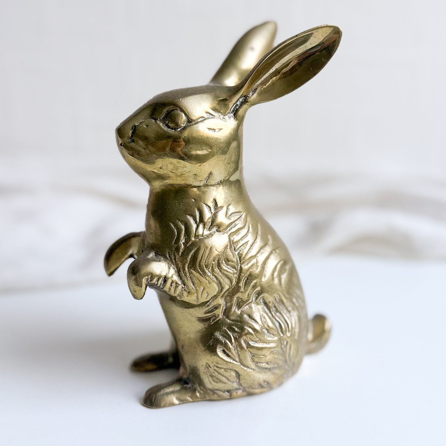 Brass Rabbit Figurine