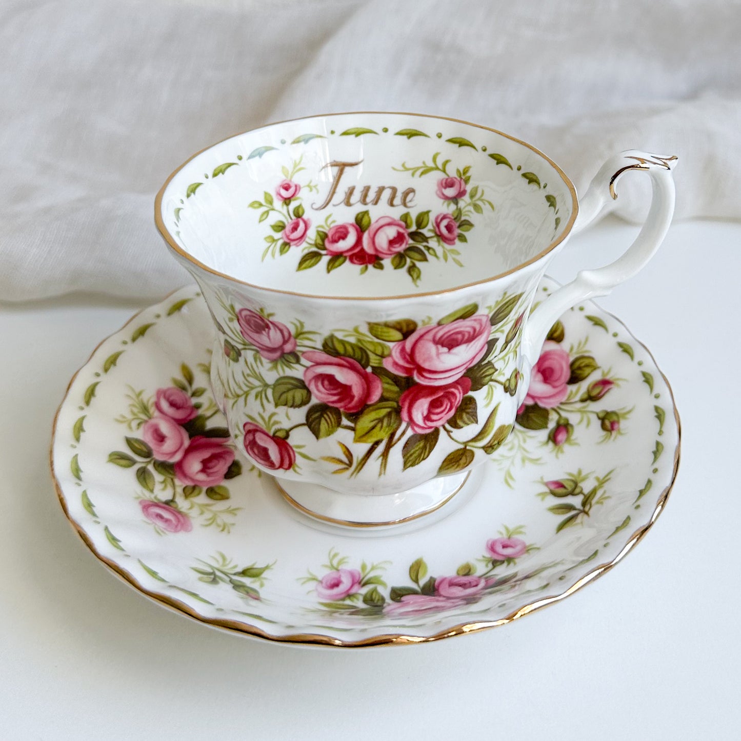 Royal Albert ‘June’ Cup and Saucer