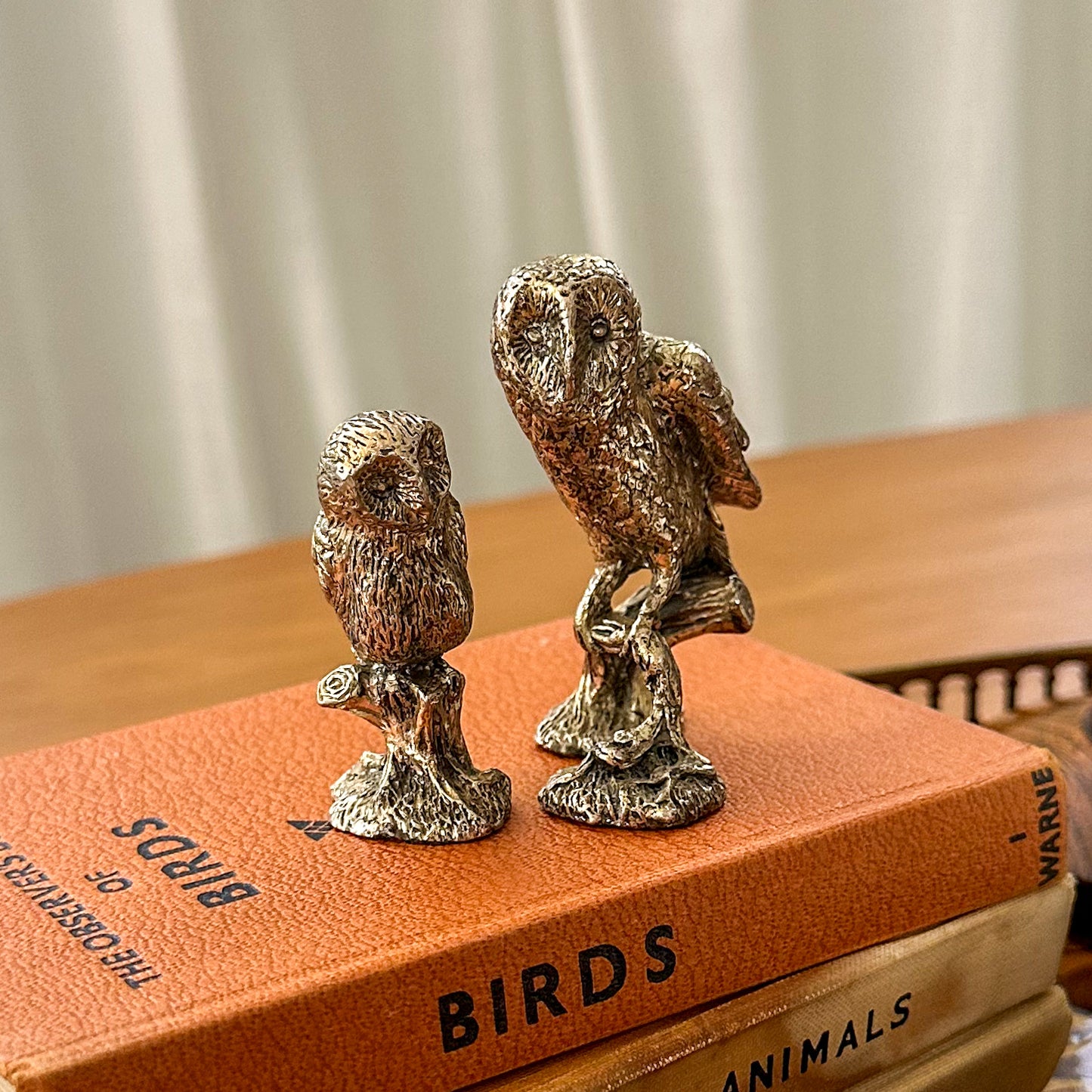 Pair of Owl Figurines