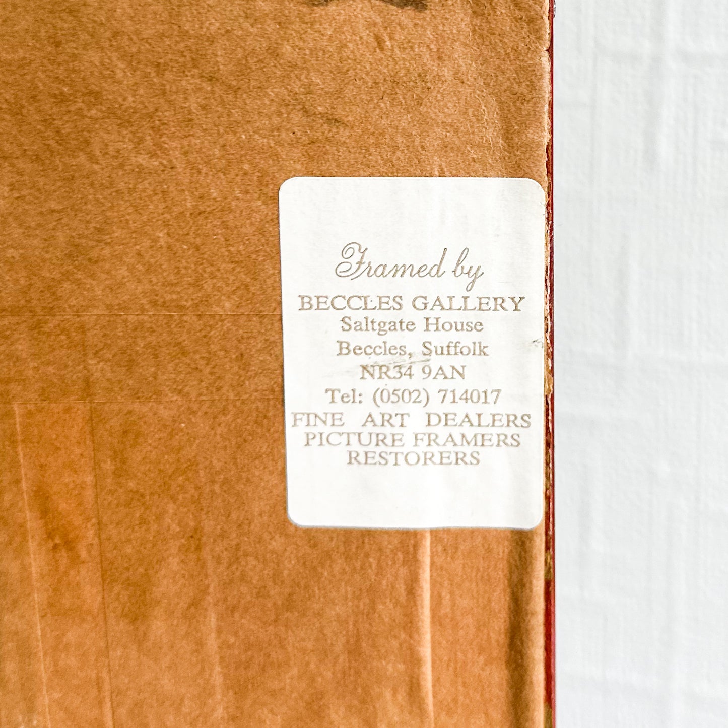 Large Oil Painting on Board