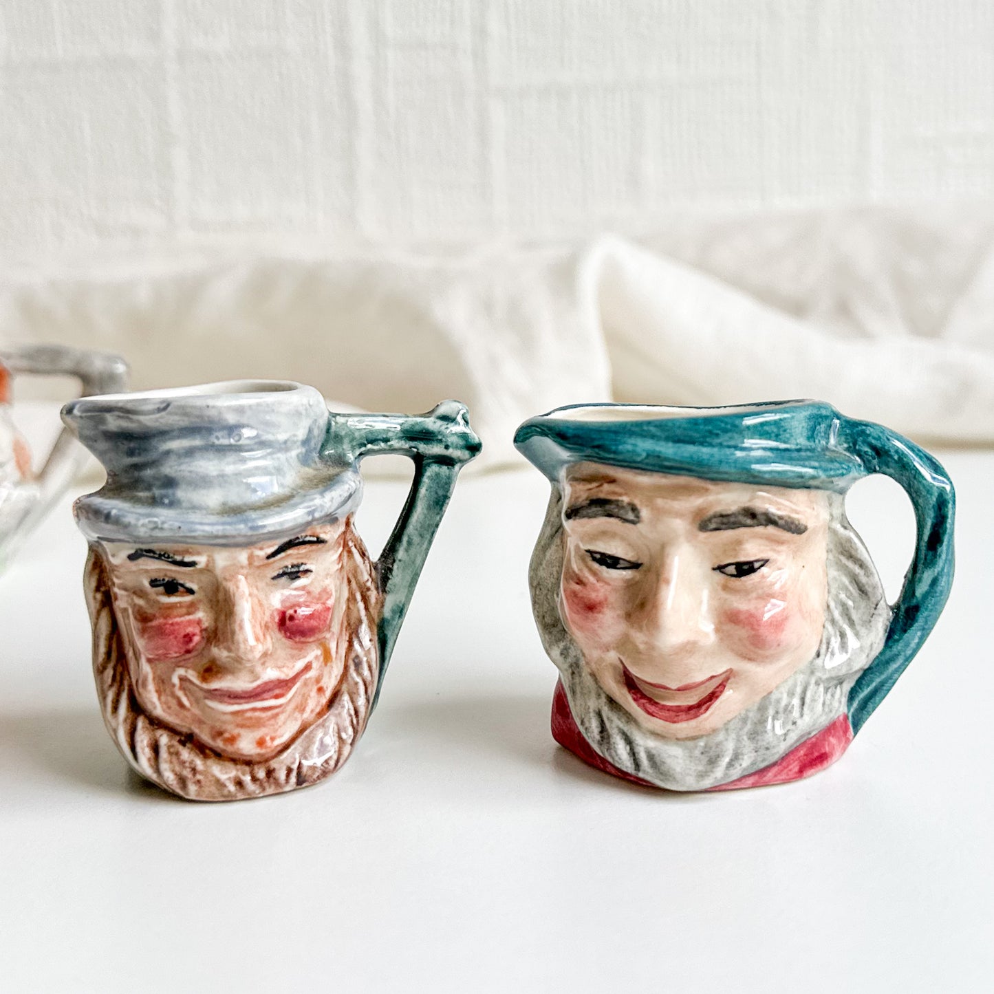 6 Miniature Toby Jugs