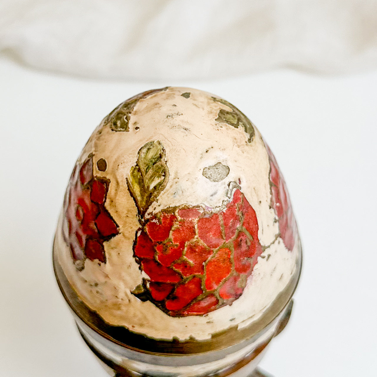 Cloisonné Egg Shaped Box