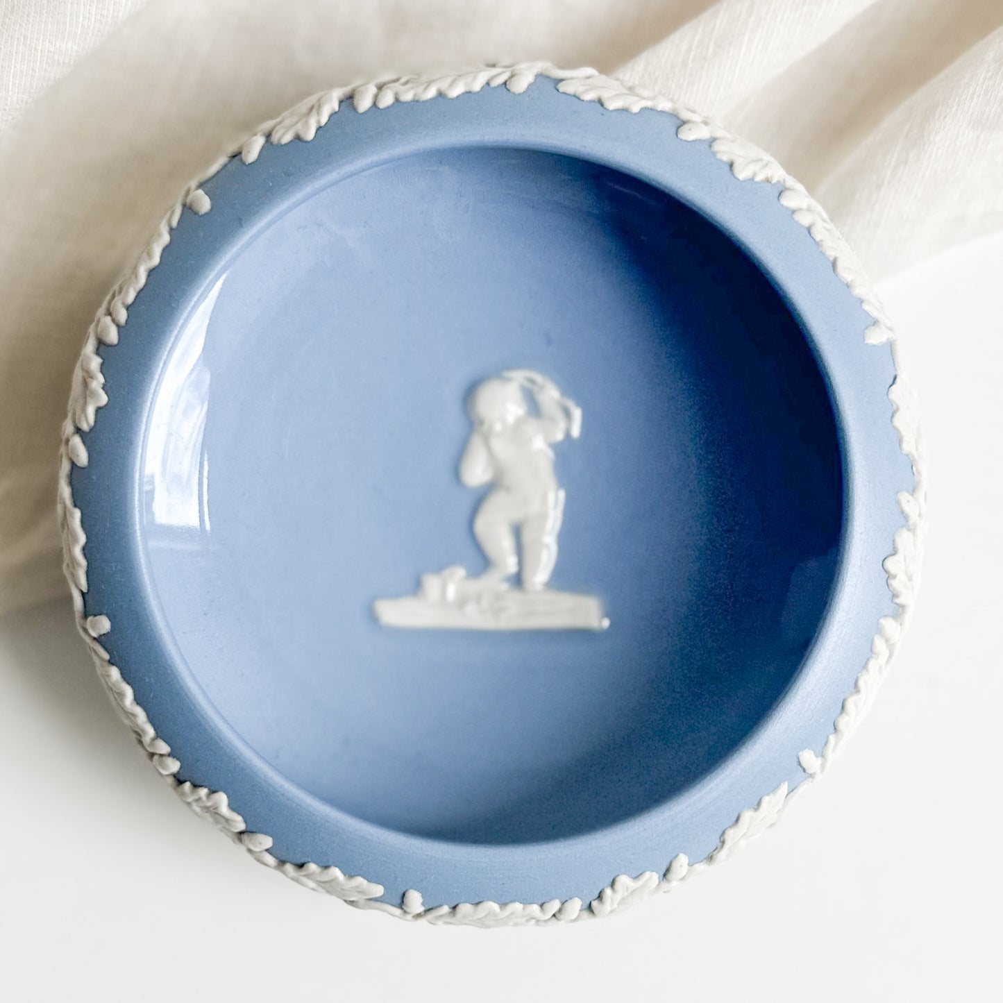 Blue Jasperware Dish
