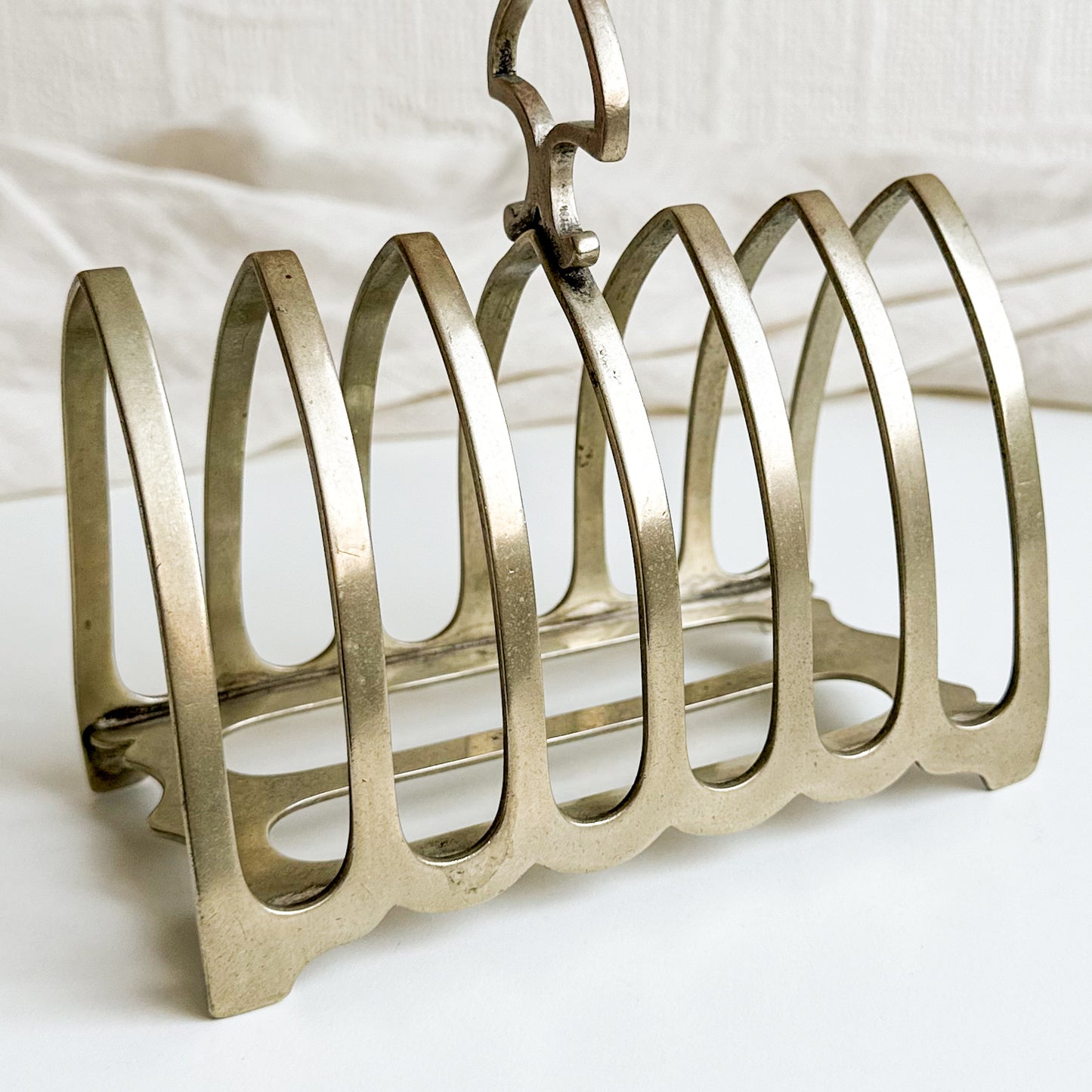 Antique Silver Plated Toast Rack