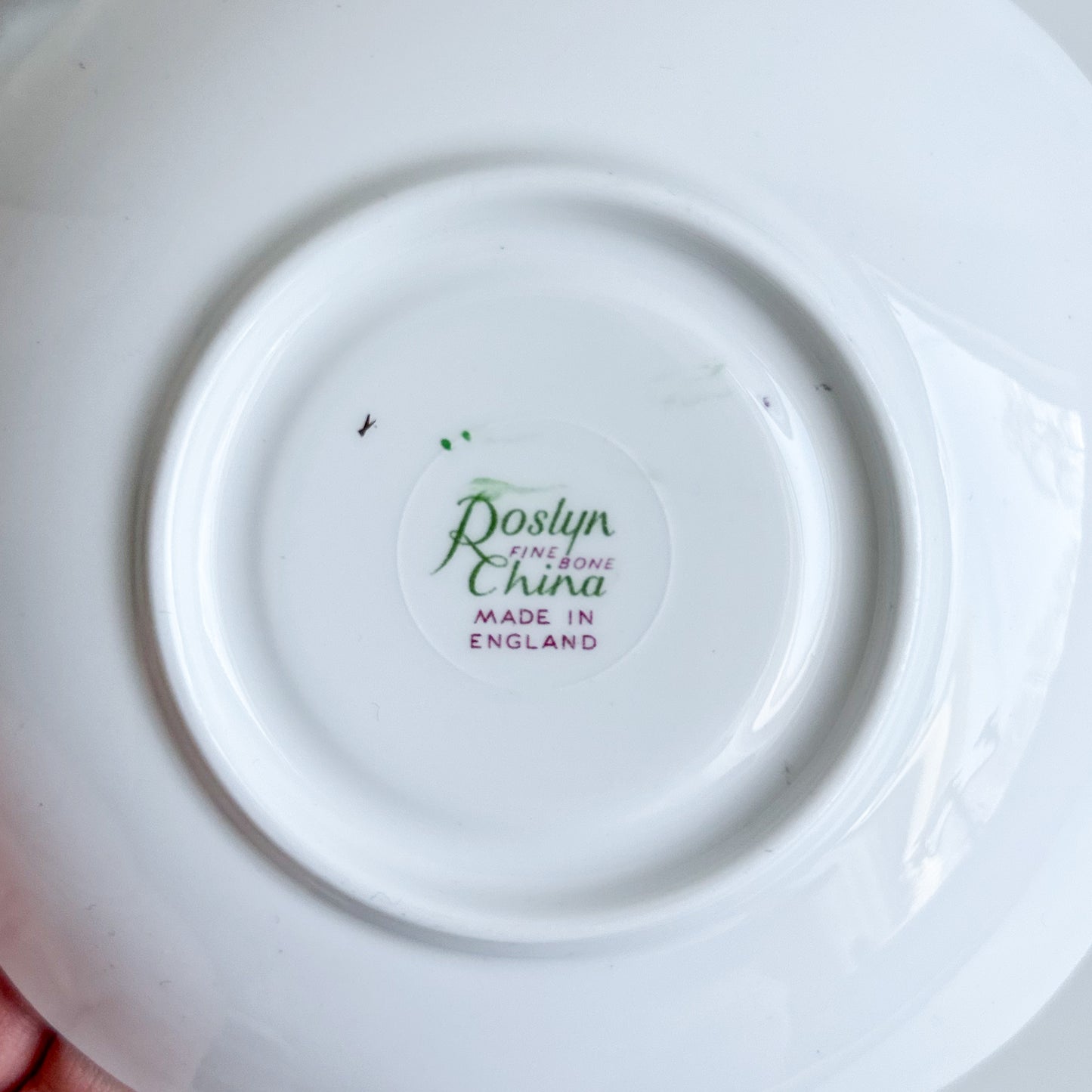 Mismatched Teacup and Saucer