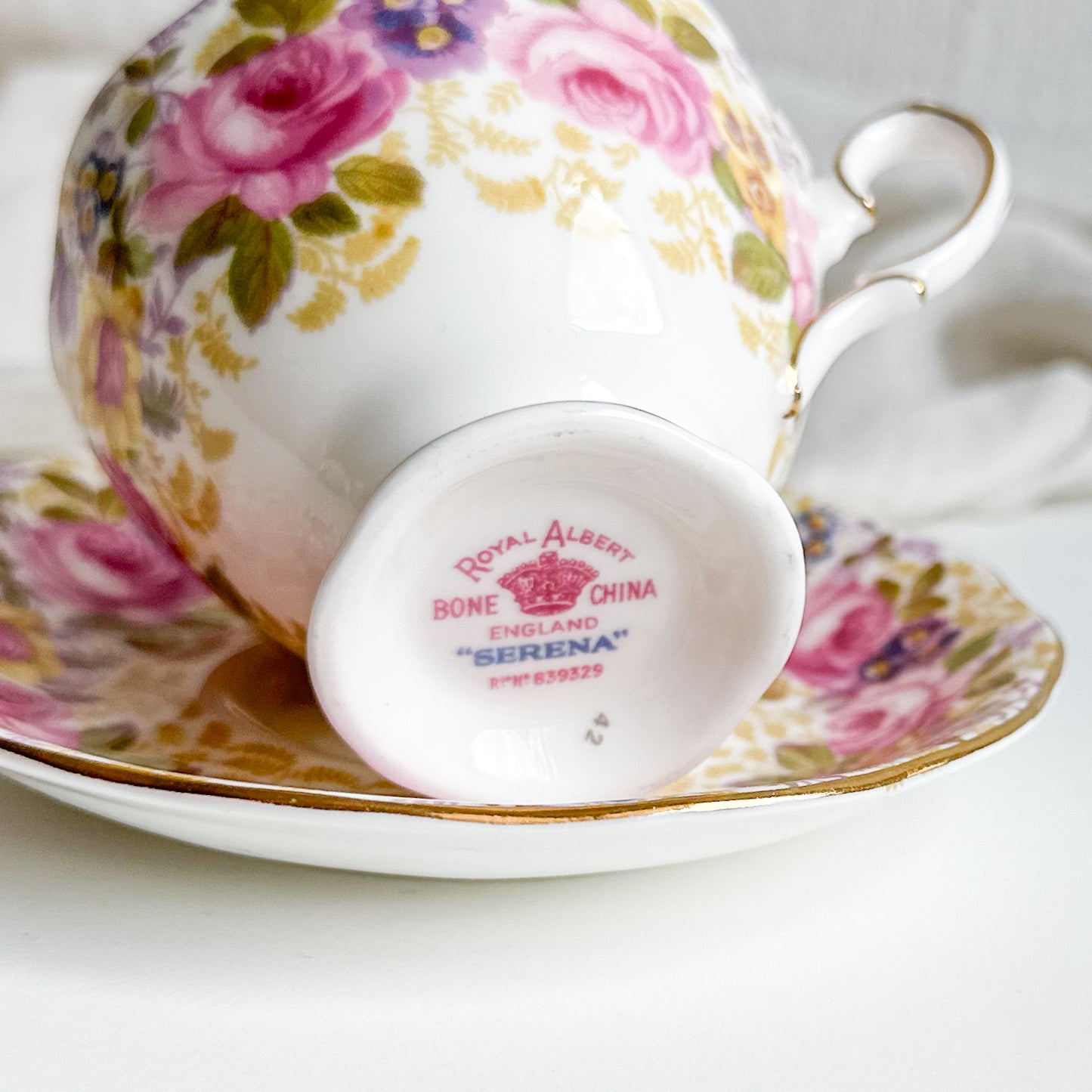 Royal Albert Cups and Saucers - SERENA