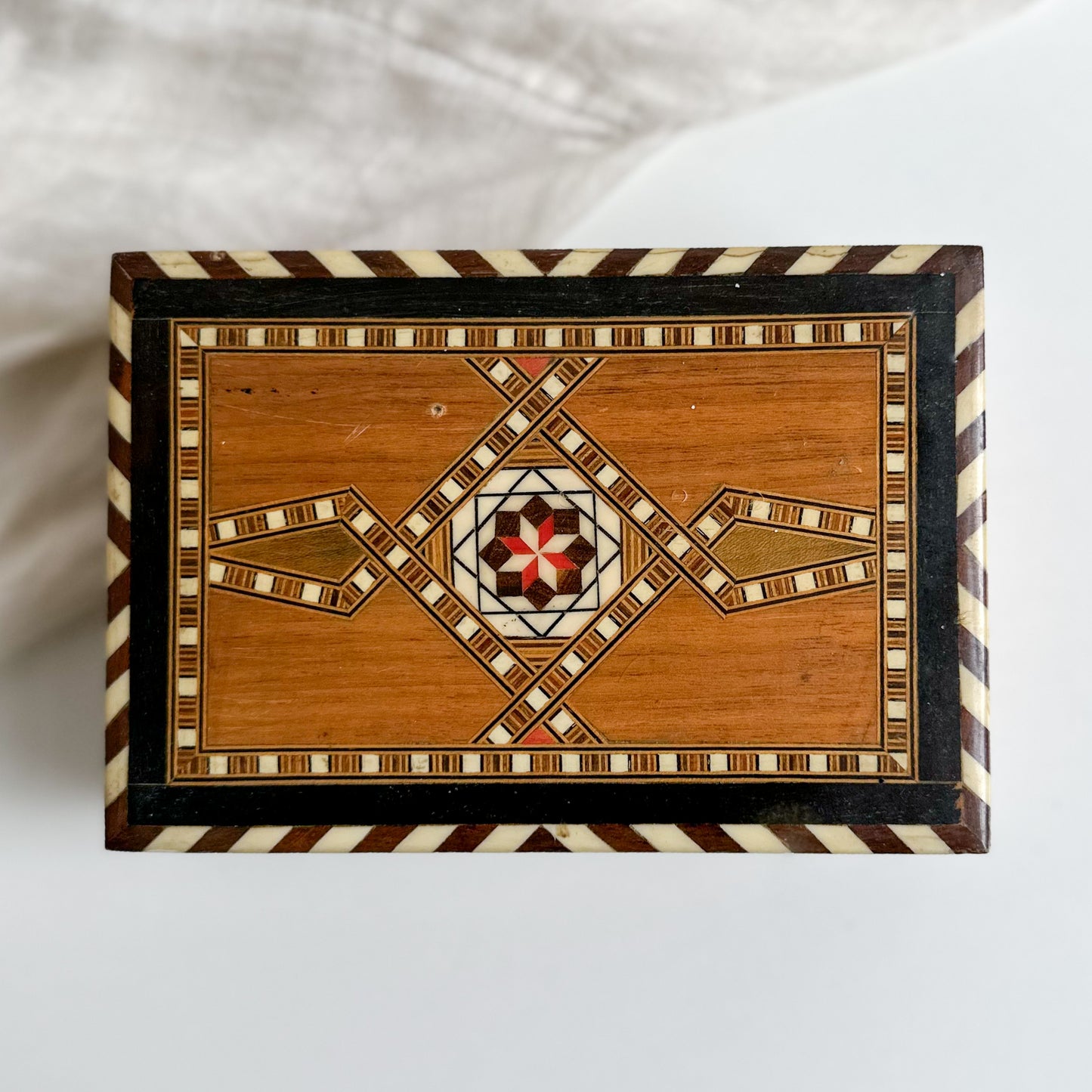 Spanish Wooden Inlay Box
