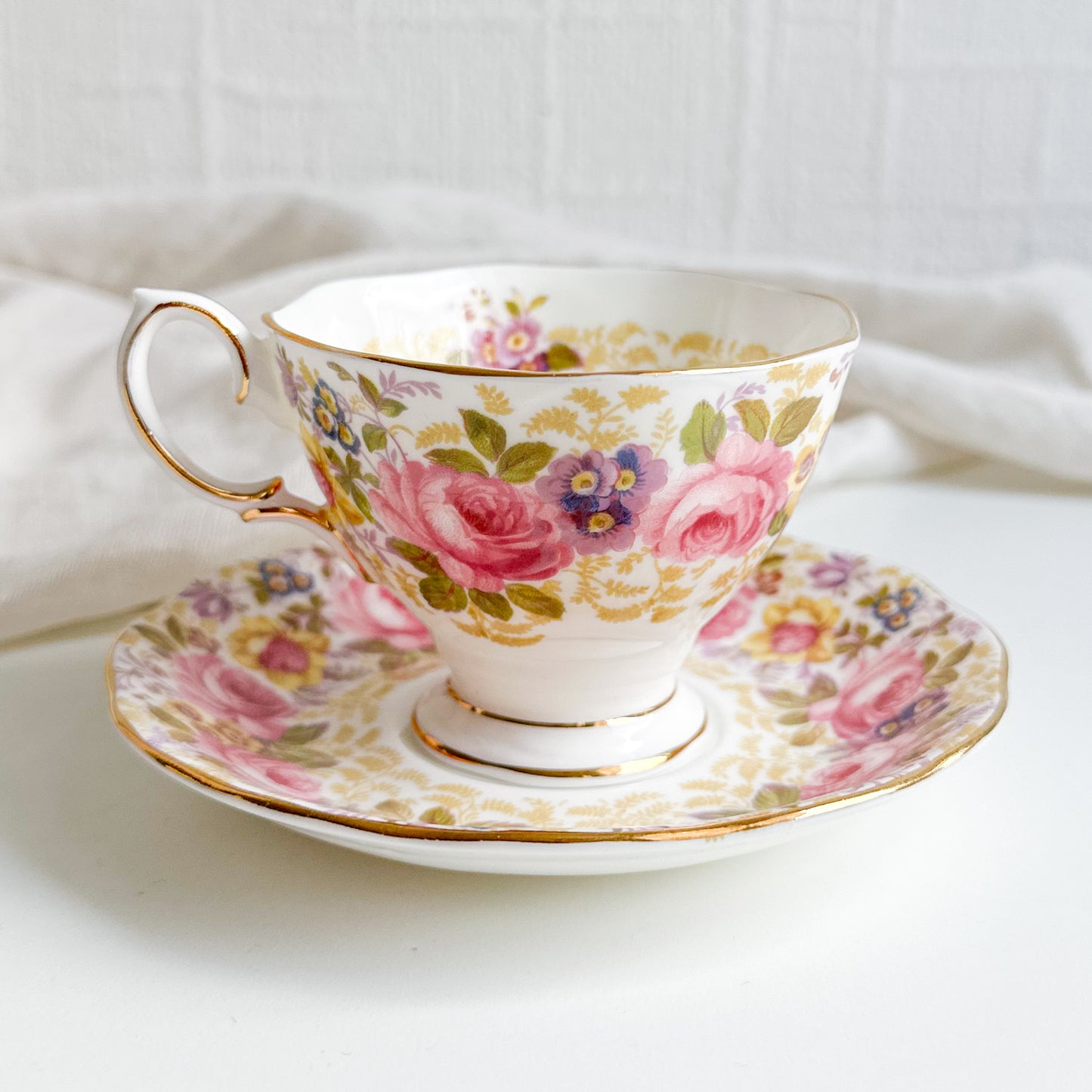 Royal Albert Cups and Saucers - SERENA