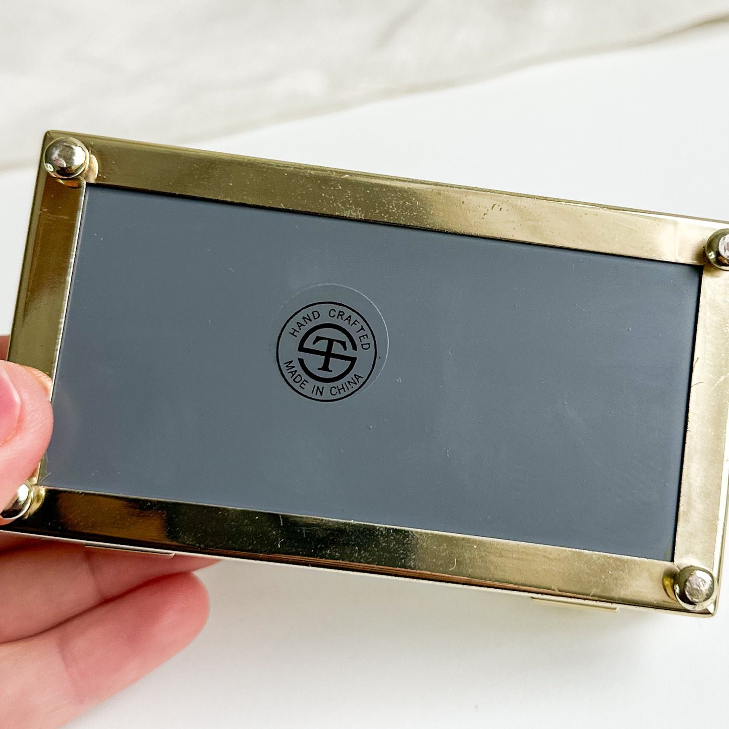 Bevelled Glass Jewellery Box