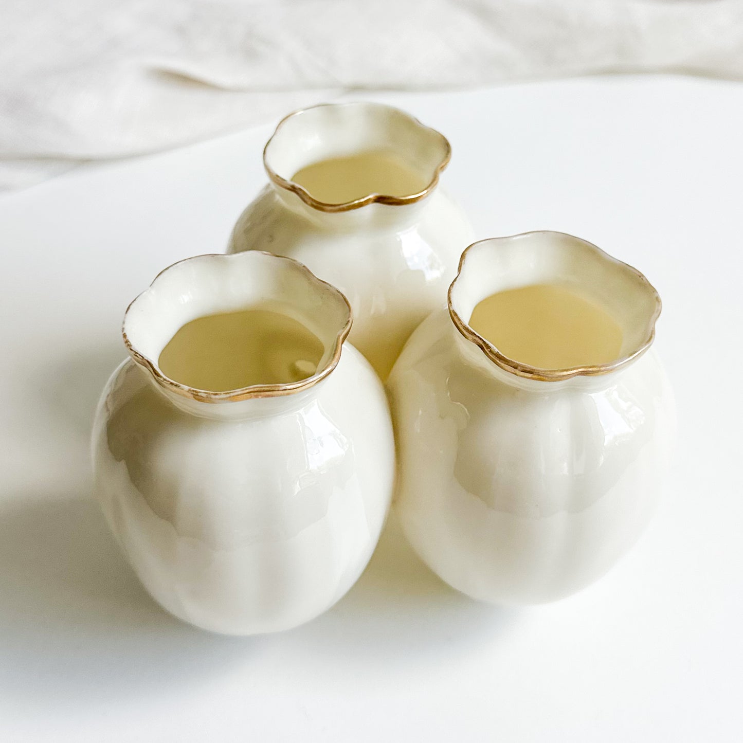 Antique Triple Posy Vase