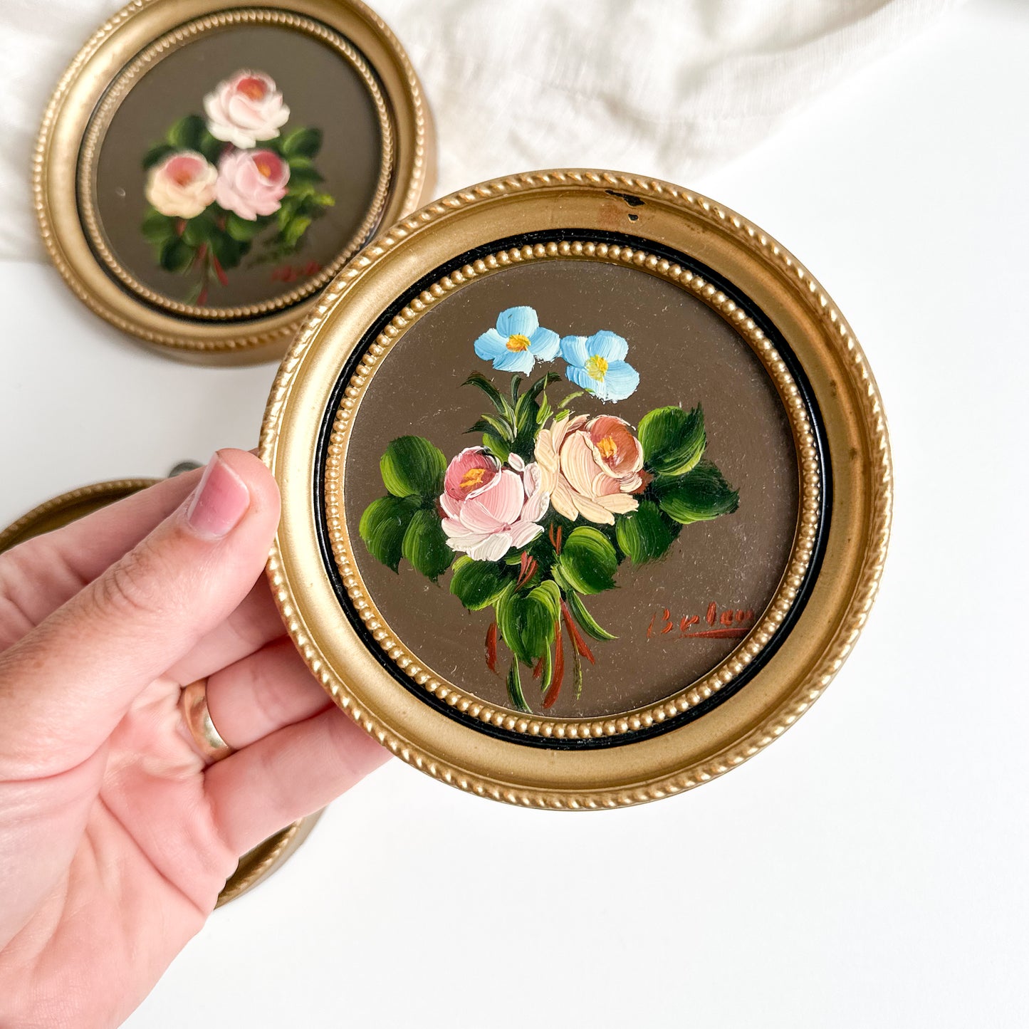 Set of 3 Mini Oil Paintings