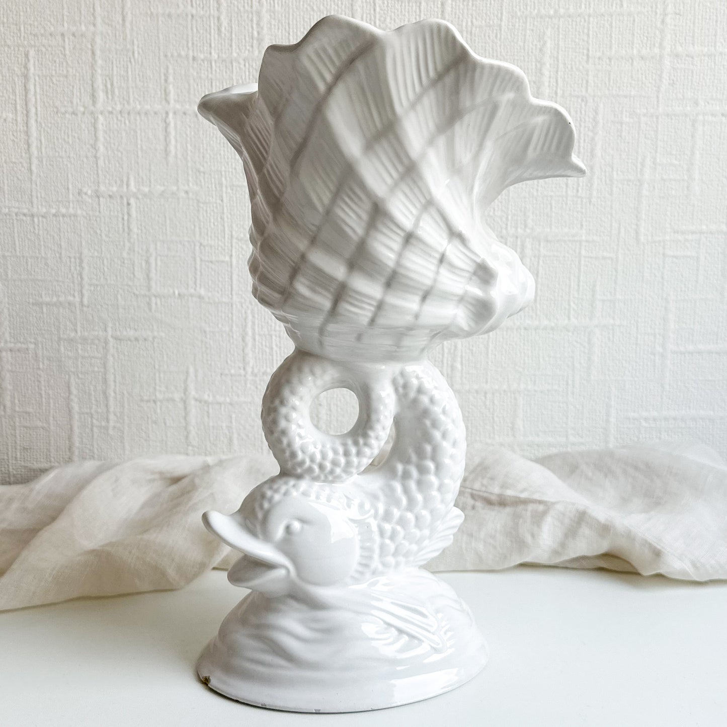 Bowl with Shell and Fish Design