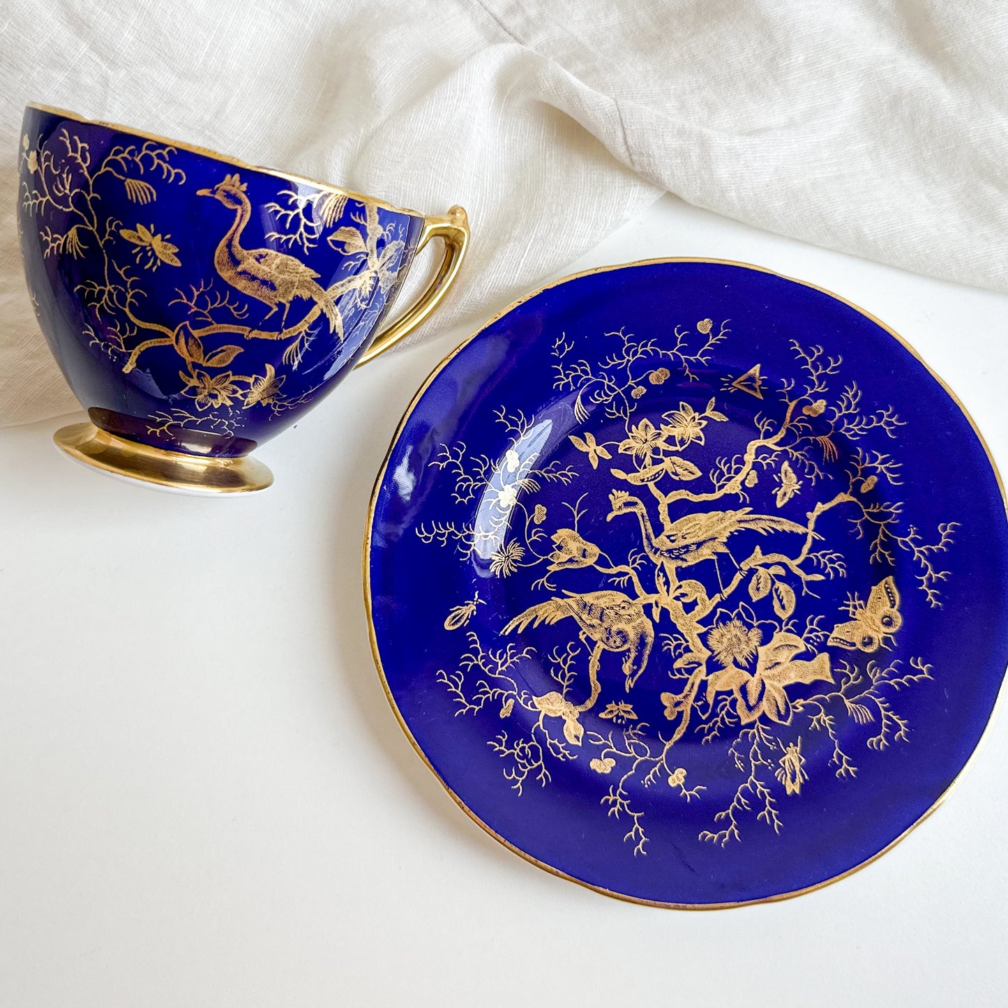 Coalport “Cairo” Teacup and Tea Plate