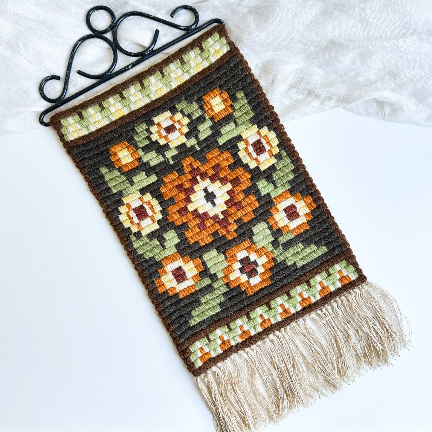 Scandinavian Folk Art Tapestry