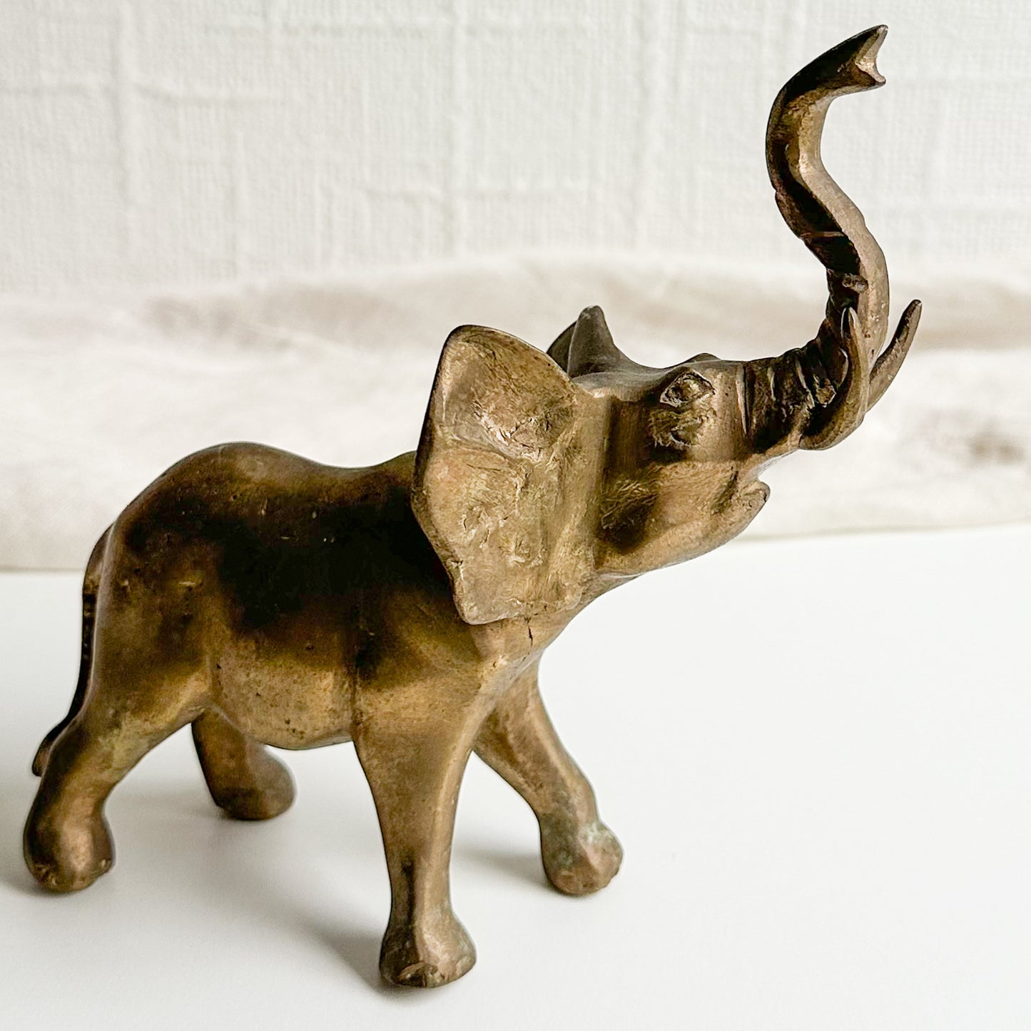 Brass Elephant Figurine