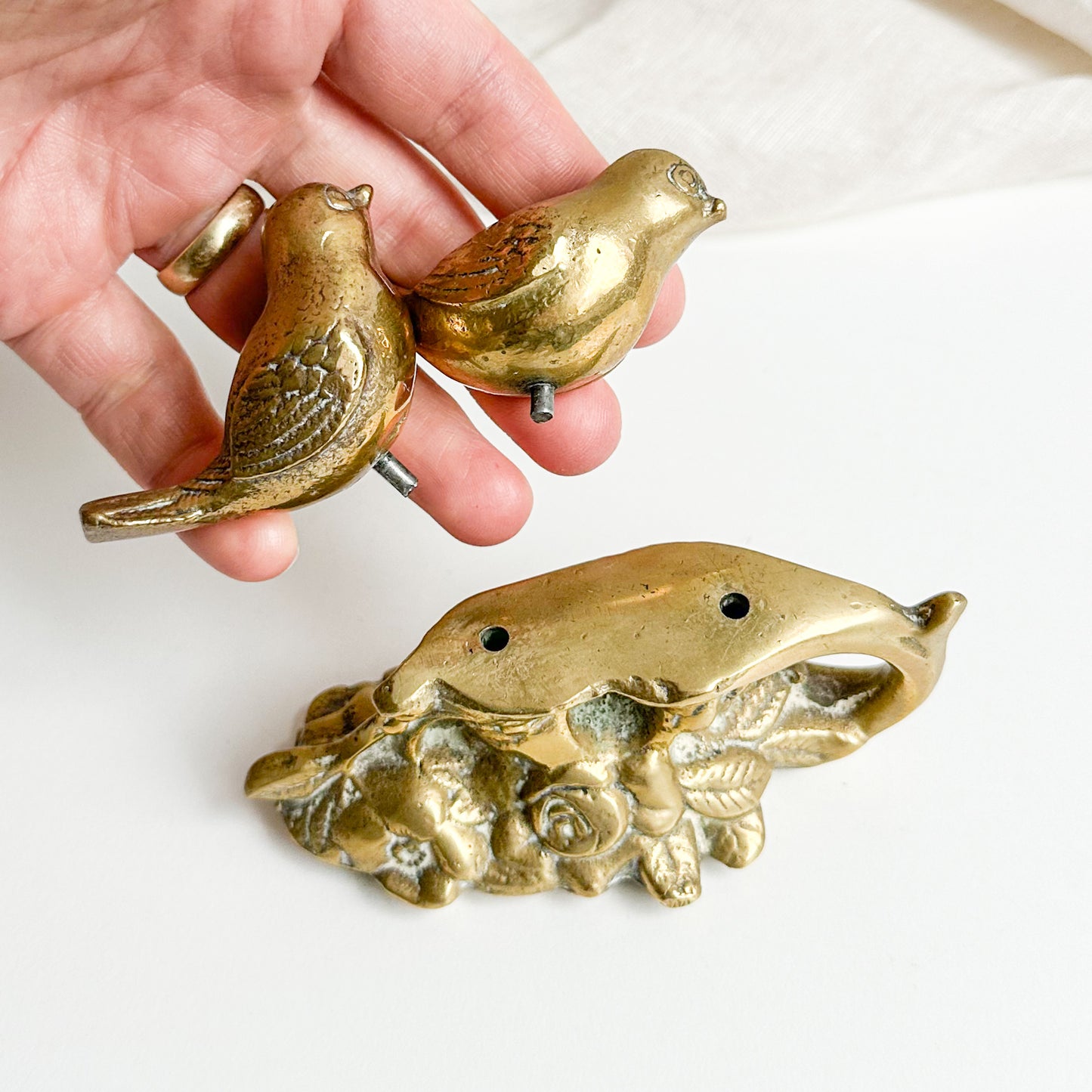 Brass Bird Figurine