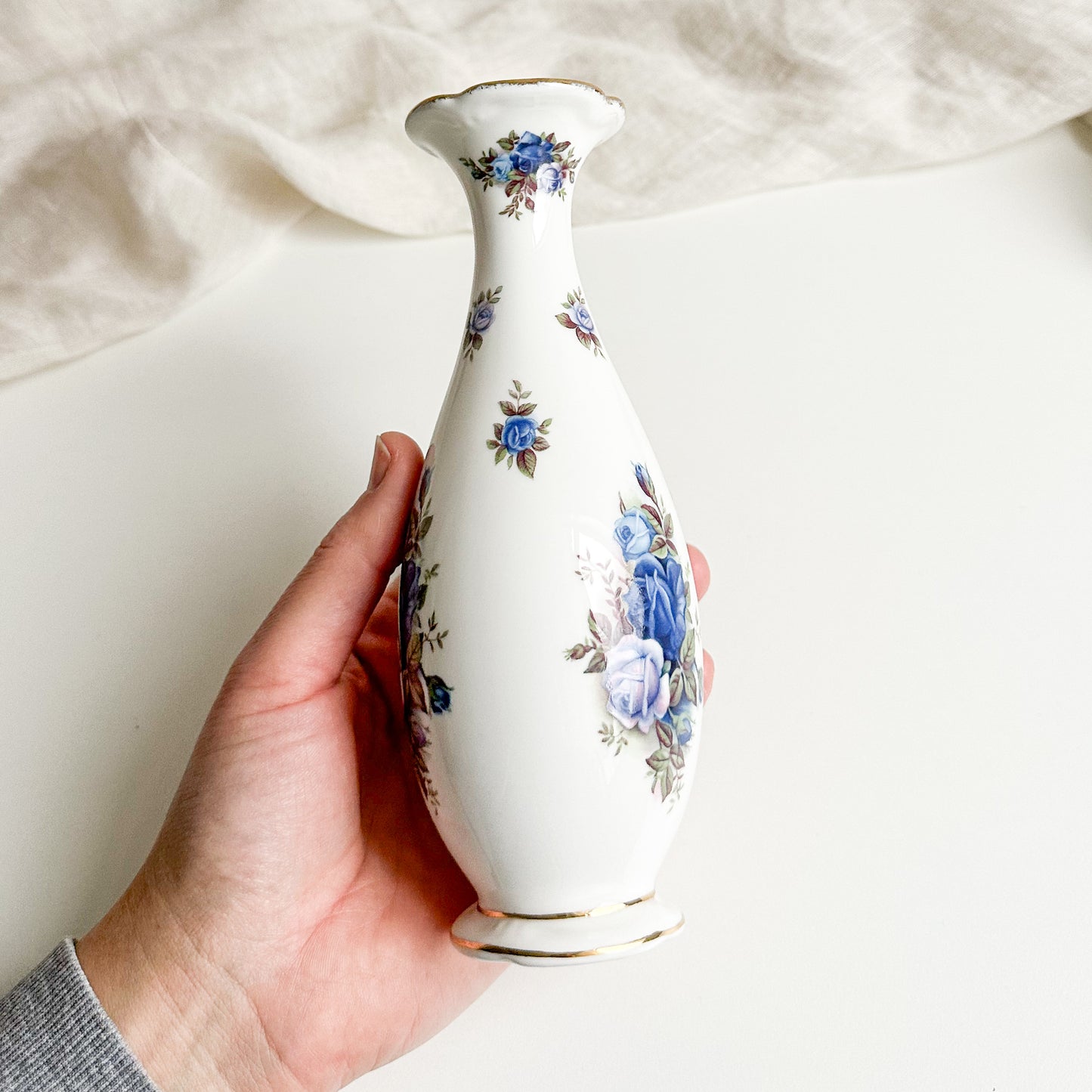Royal Albert “Moonlight Rose” Vase