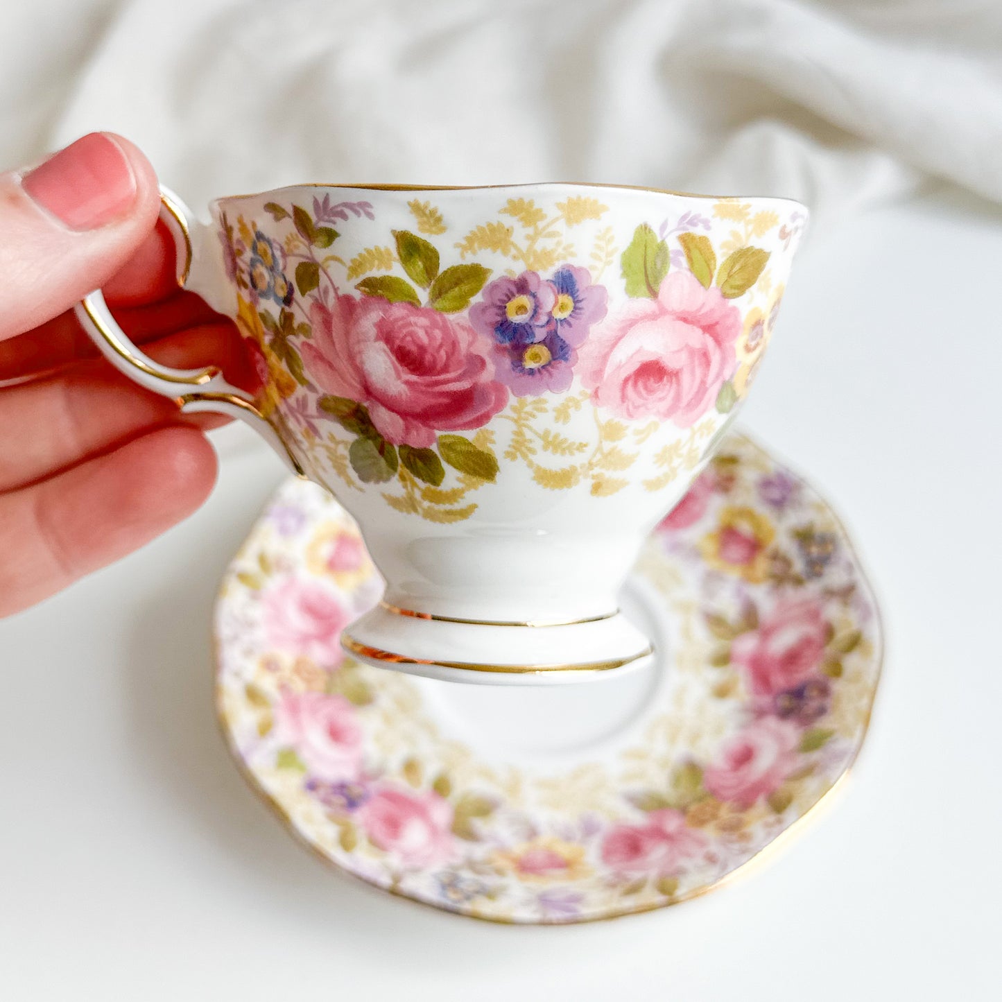 Royal Albert Cups and Saucers - SERENA
