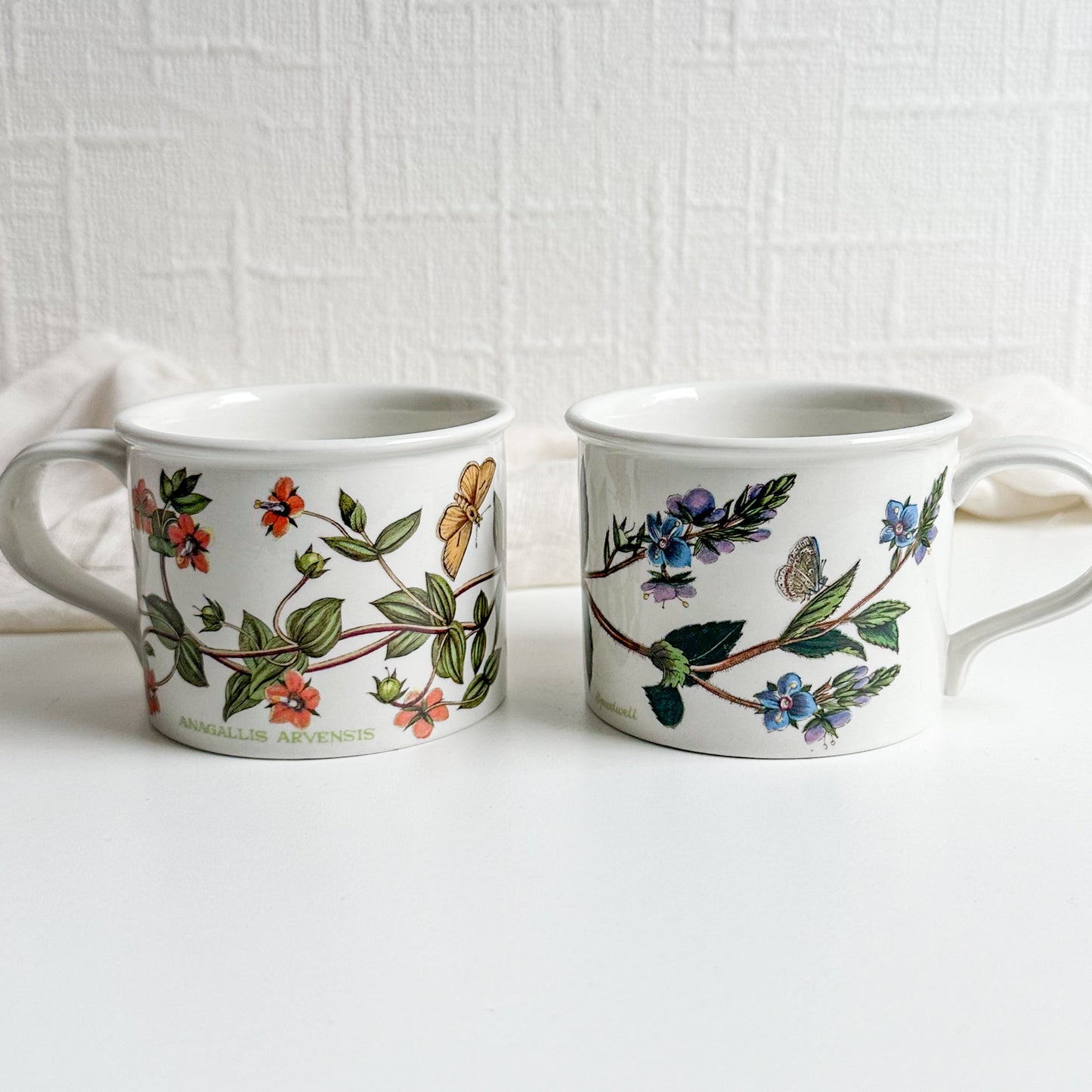 Pair of Portmeirion Drum Cups