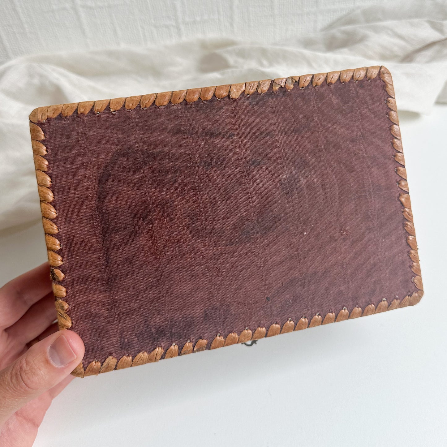 Leather Cigarette Box with Key