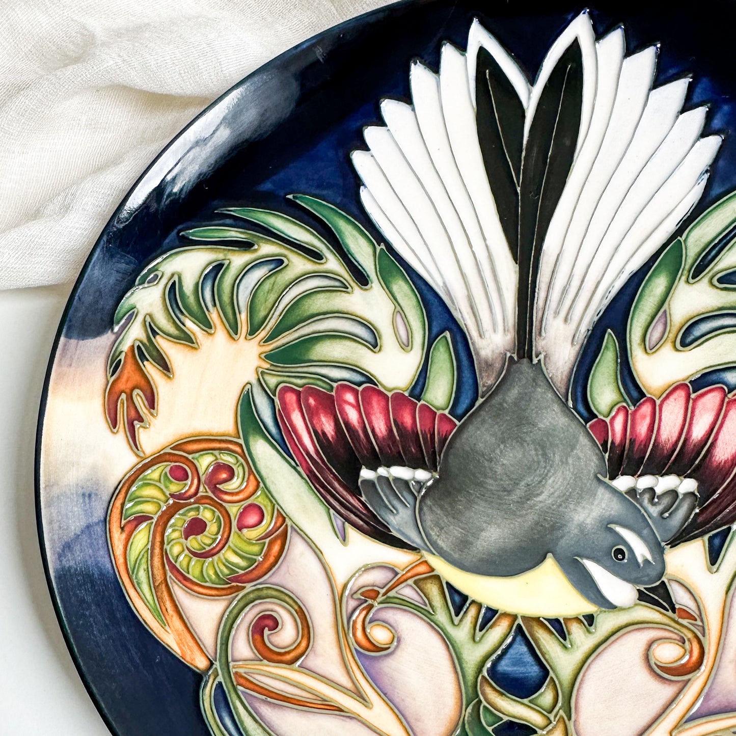 Moorcroft Fantail Plate