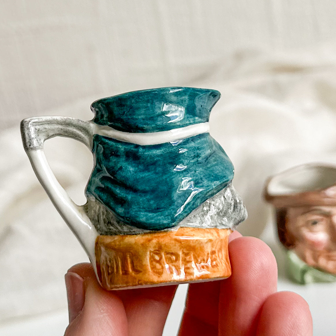 6 Miniature Toby Jugs