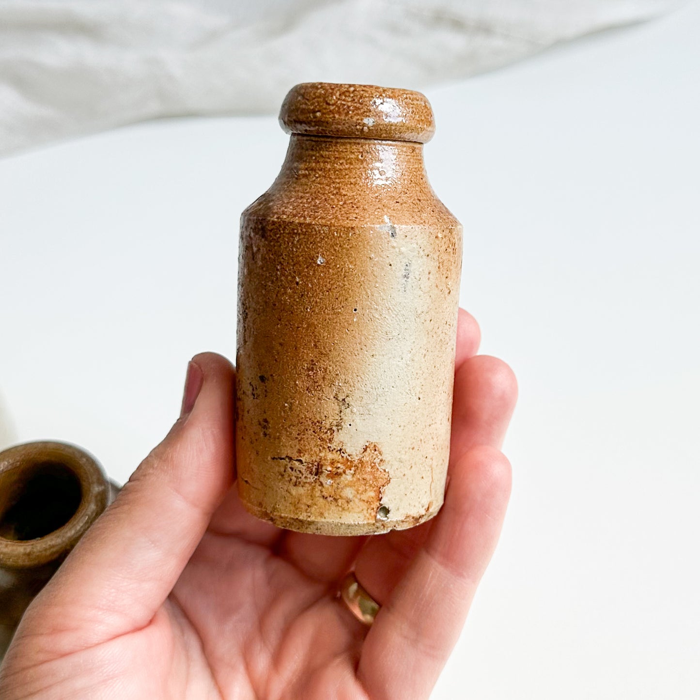Trio of Victorian Small Pots