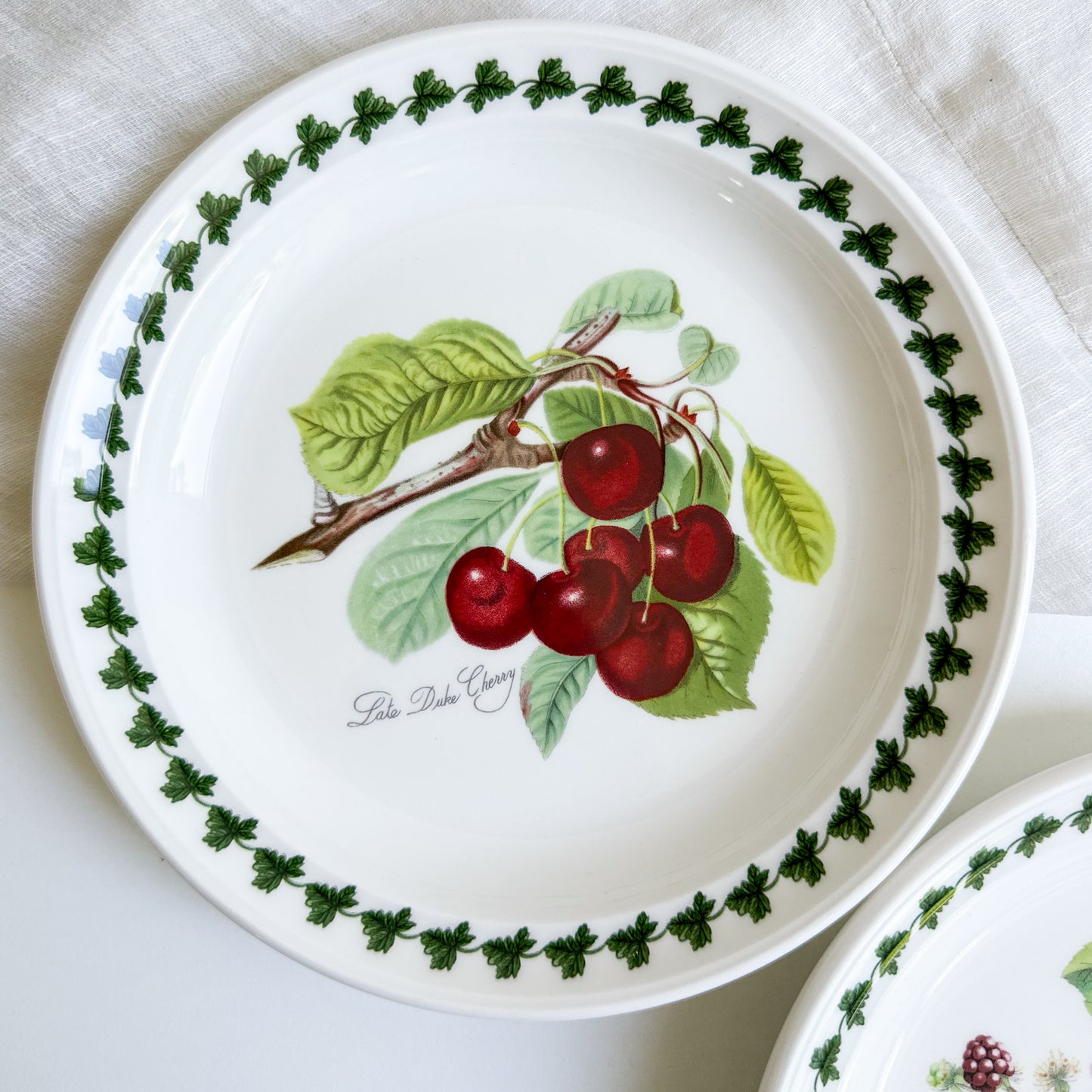 Pair of Portmeirion Fruit Plates