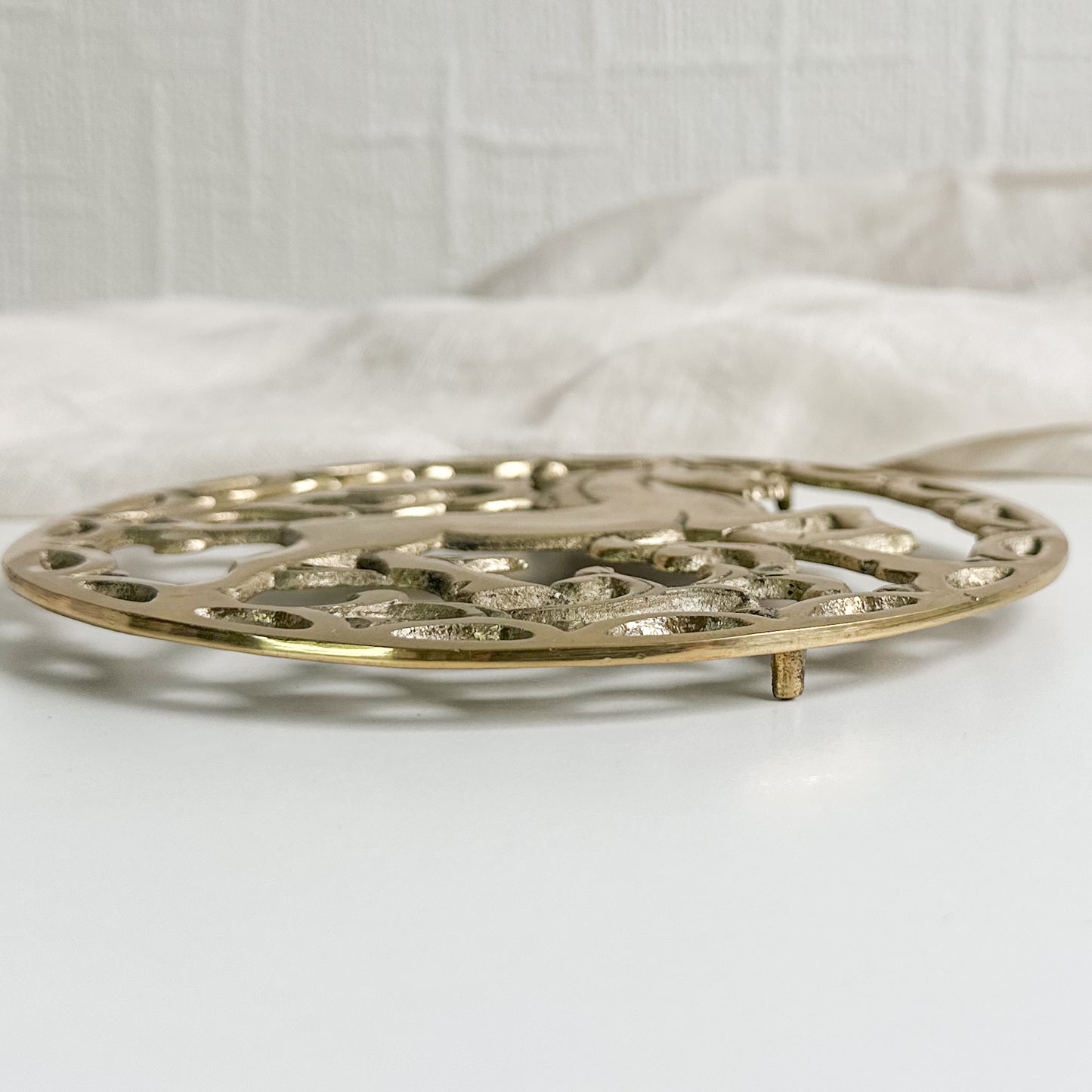 Brass Unicorn Trivet