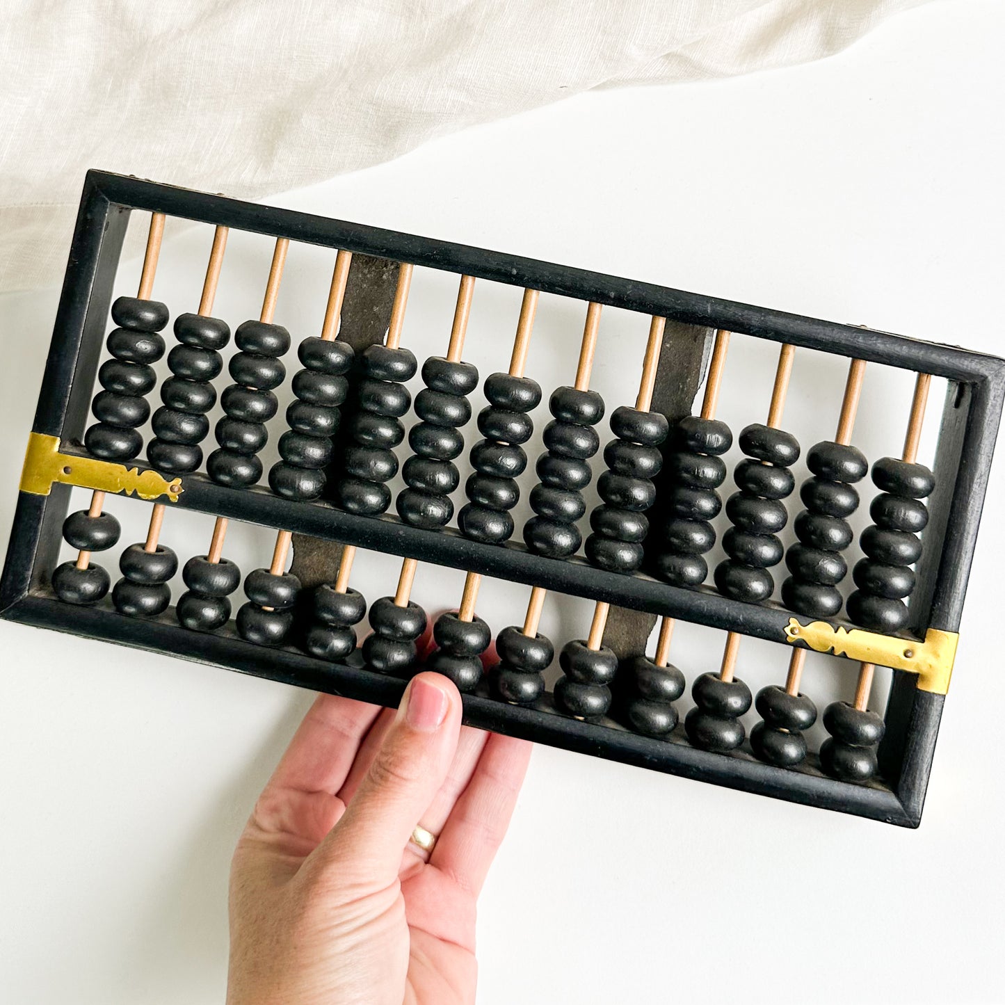 Black Wooden Abacus