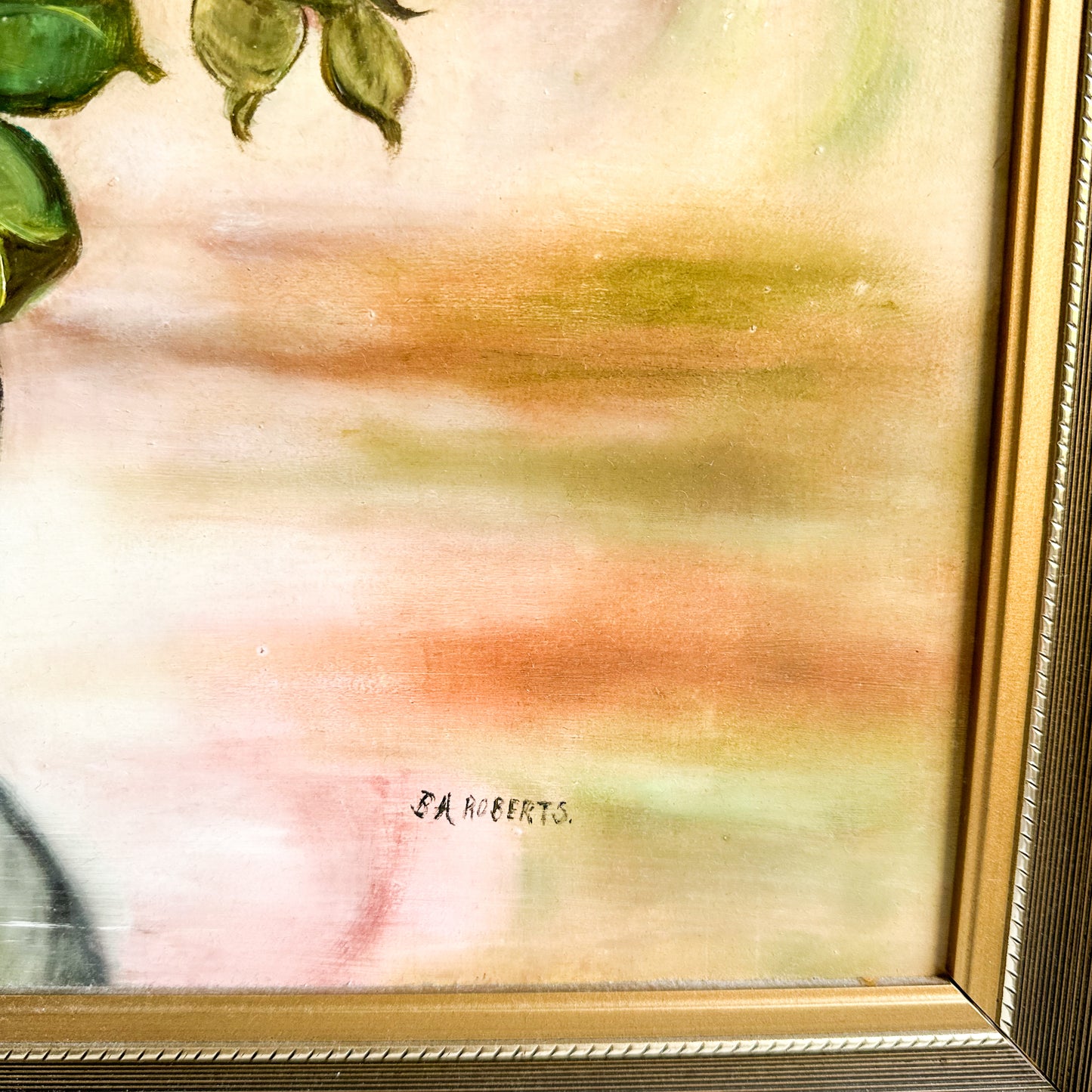 Large Floral Oil Painting