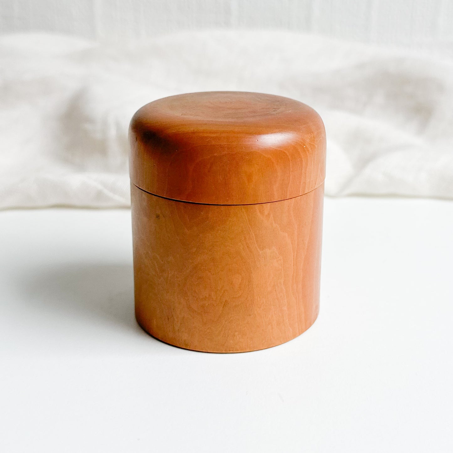 Round Wooden Box