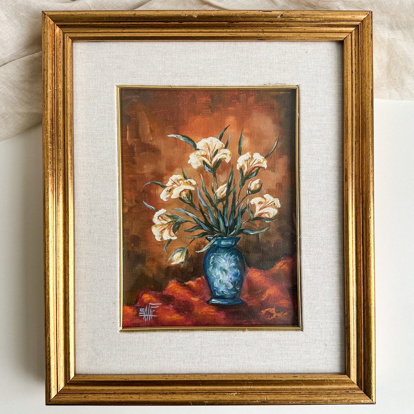 Original Floral Oil Painting