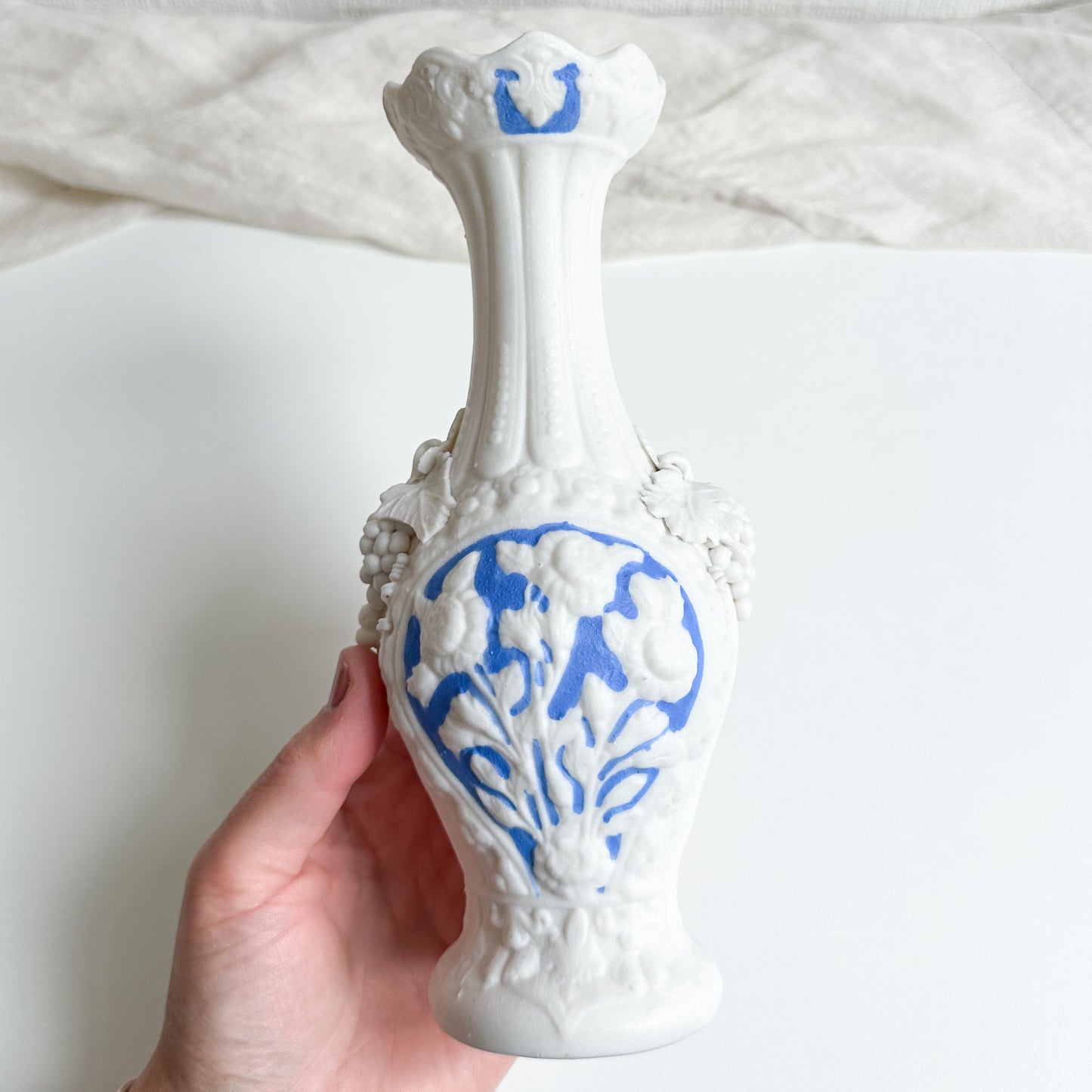 Blue and White Parian Ware Vase