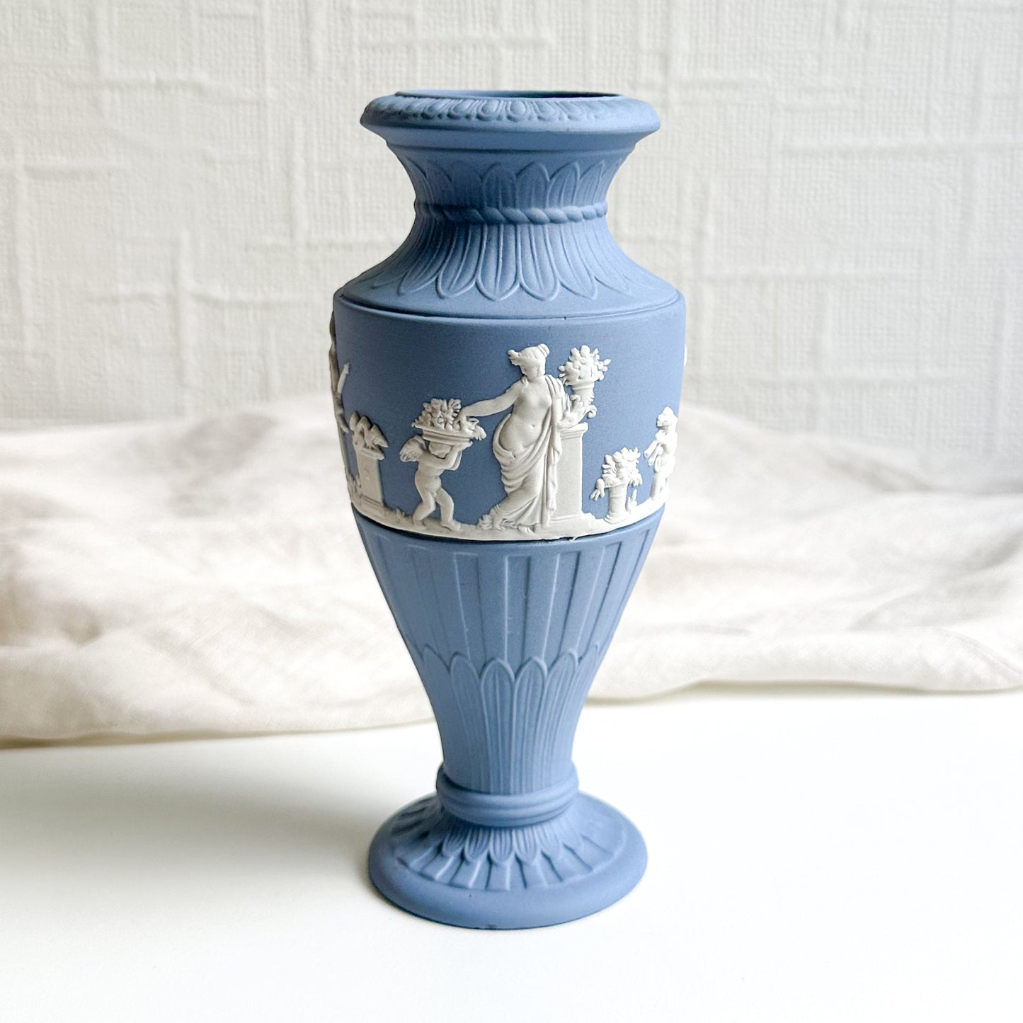 Blue Jasperware Vase by Wedgwood