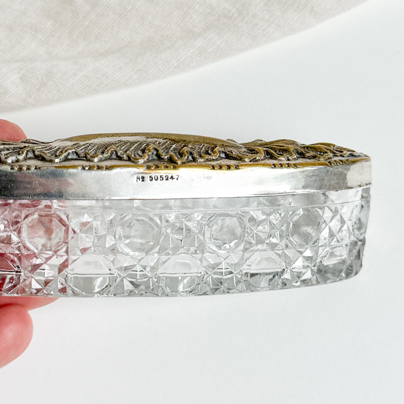 Glass Trinket Box