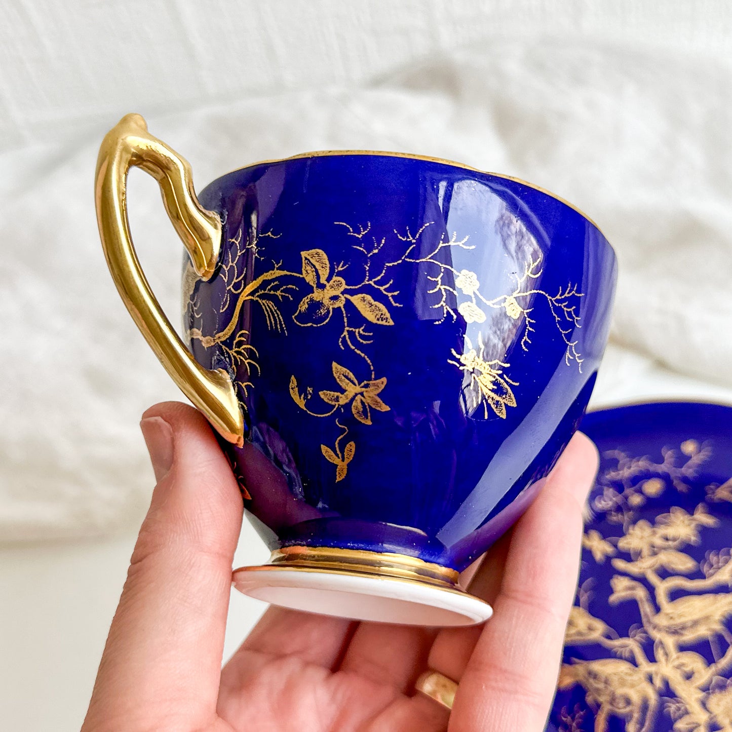 Coalport “Cairo” Teacup and Tea Plate