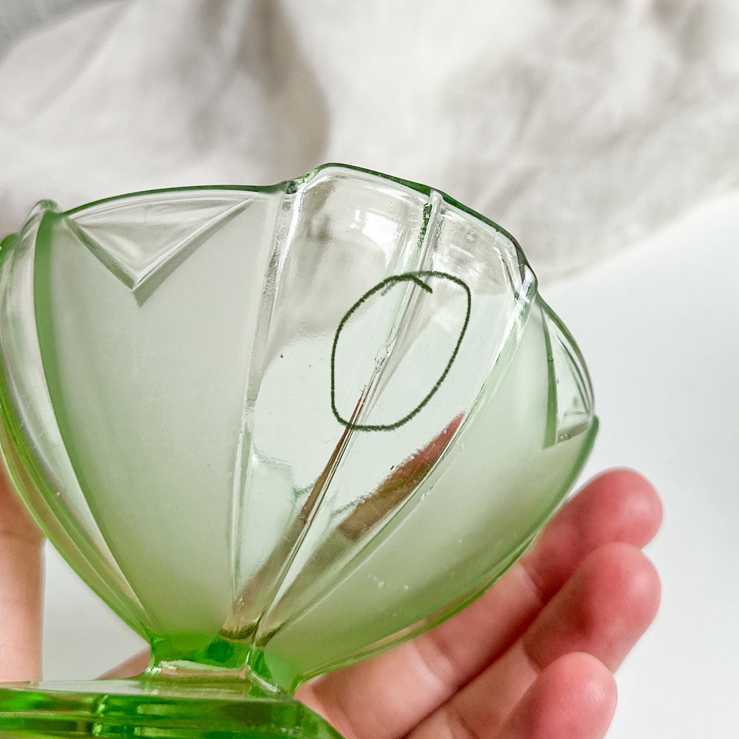 Pair of Glass Ice Cream Cups