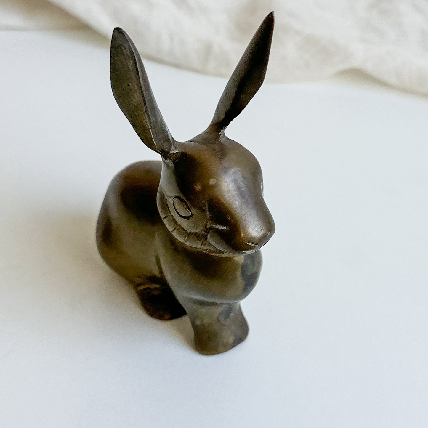 Brass Bunny Figurine