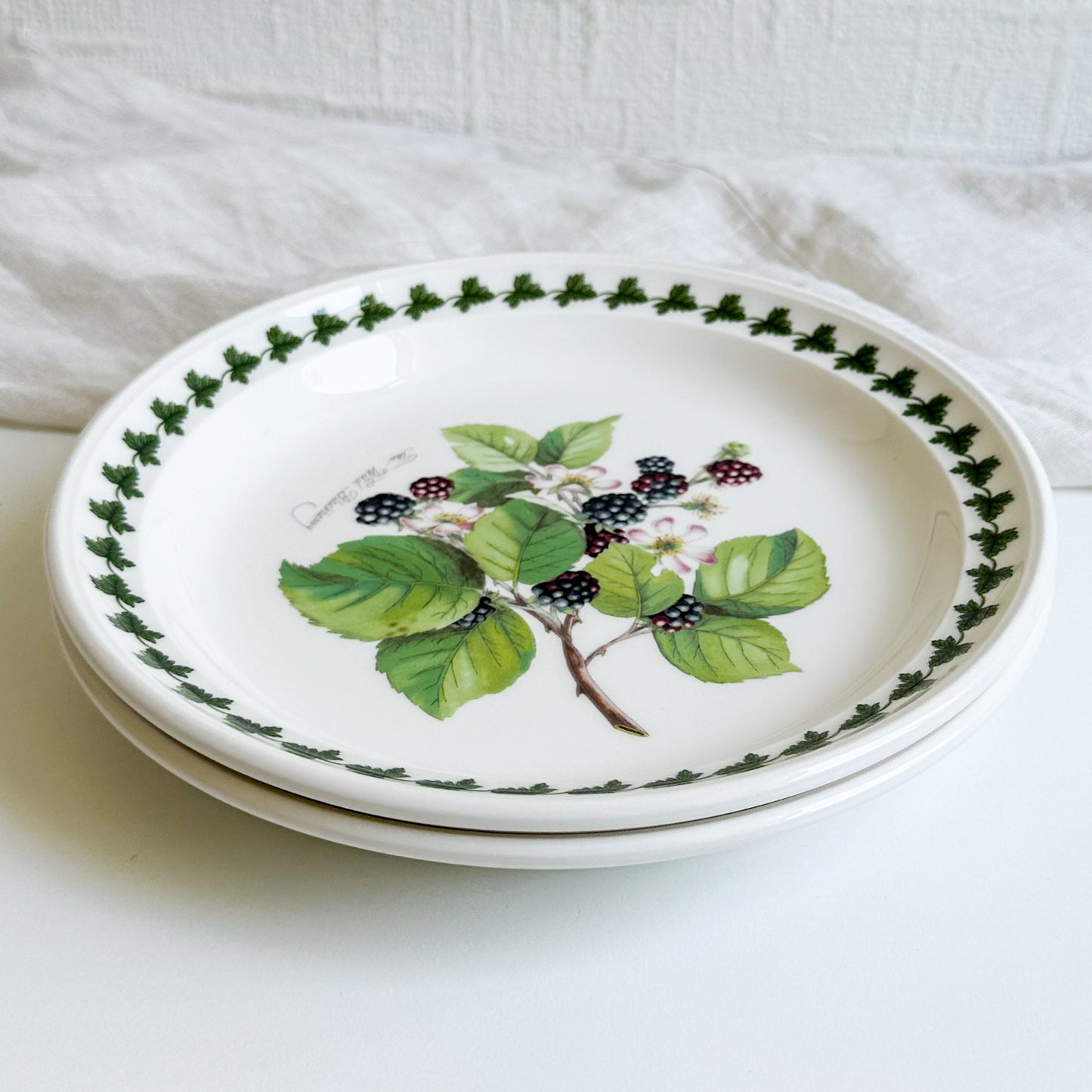 Pair of Portmeirion Fruit Plates