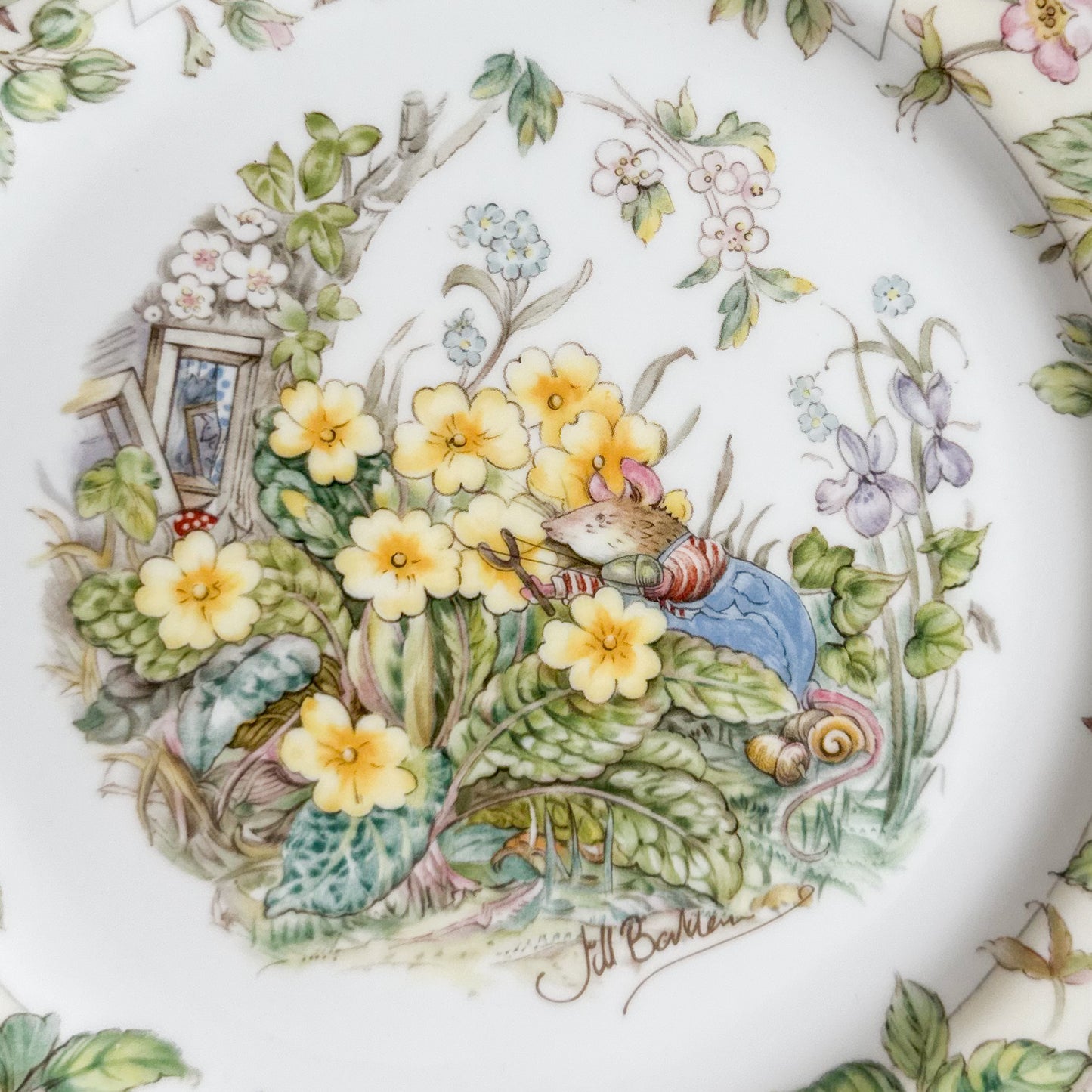 Brambly Hedge Plate - ‘Spring’