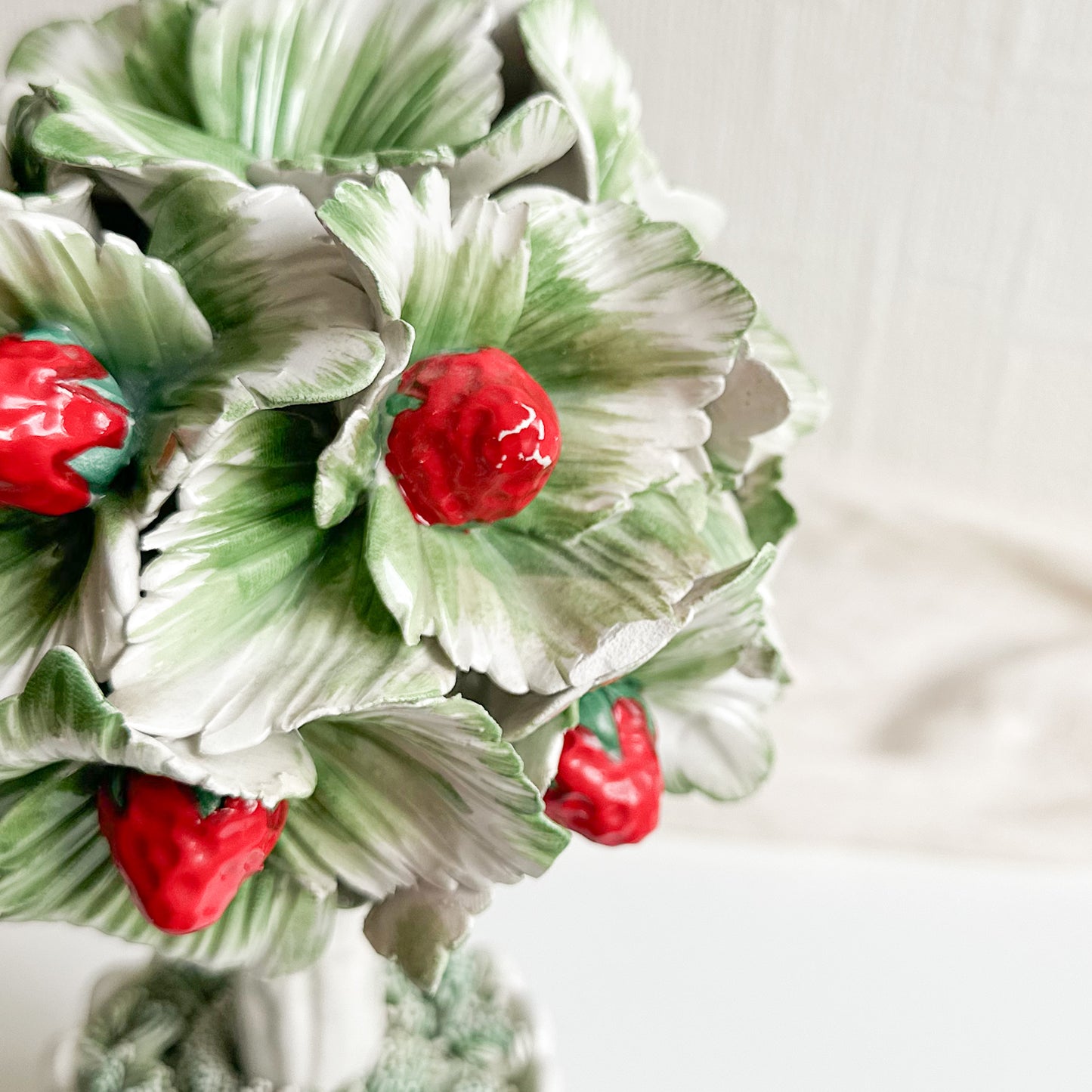 Ceramic Strawberry Plant