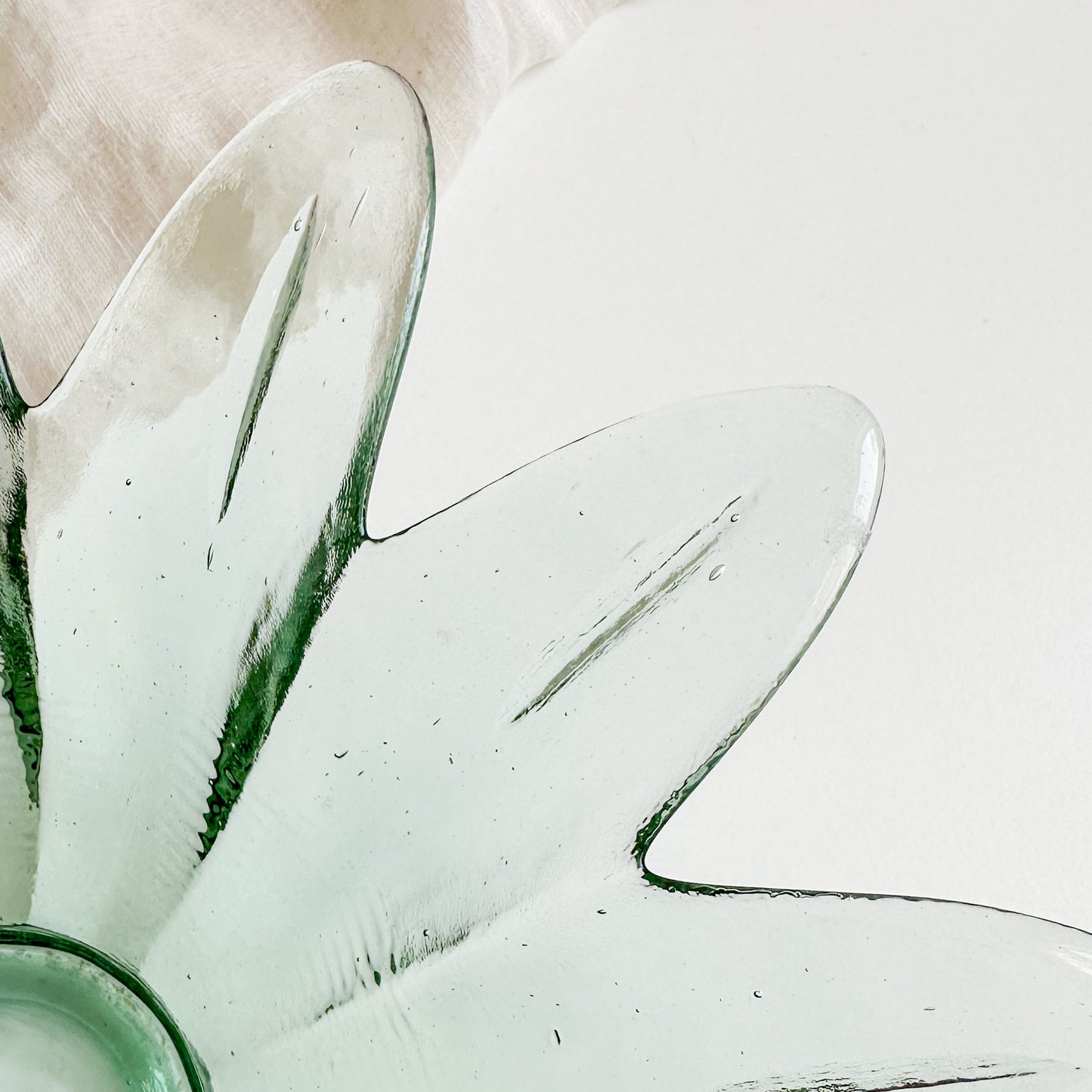 Flower Shaped Glass Bowl