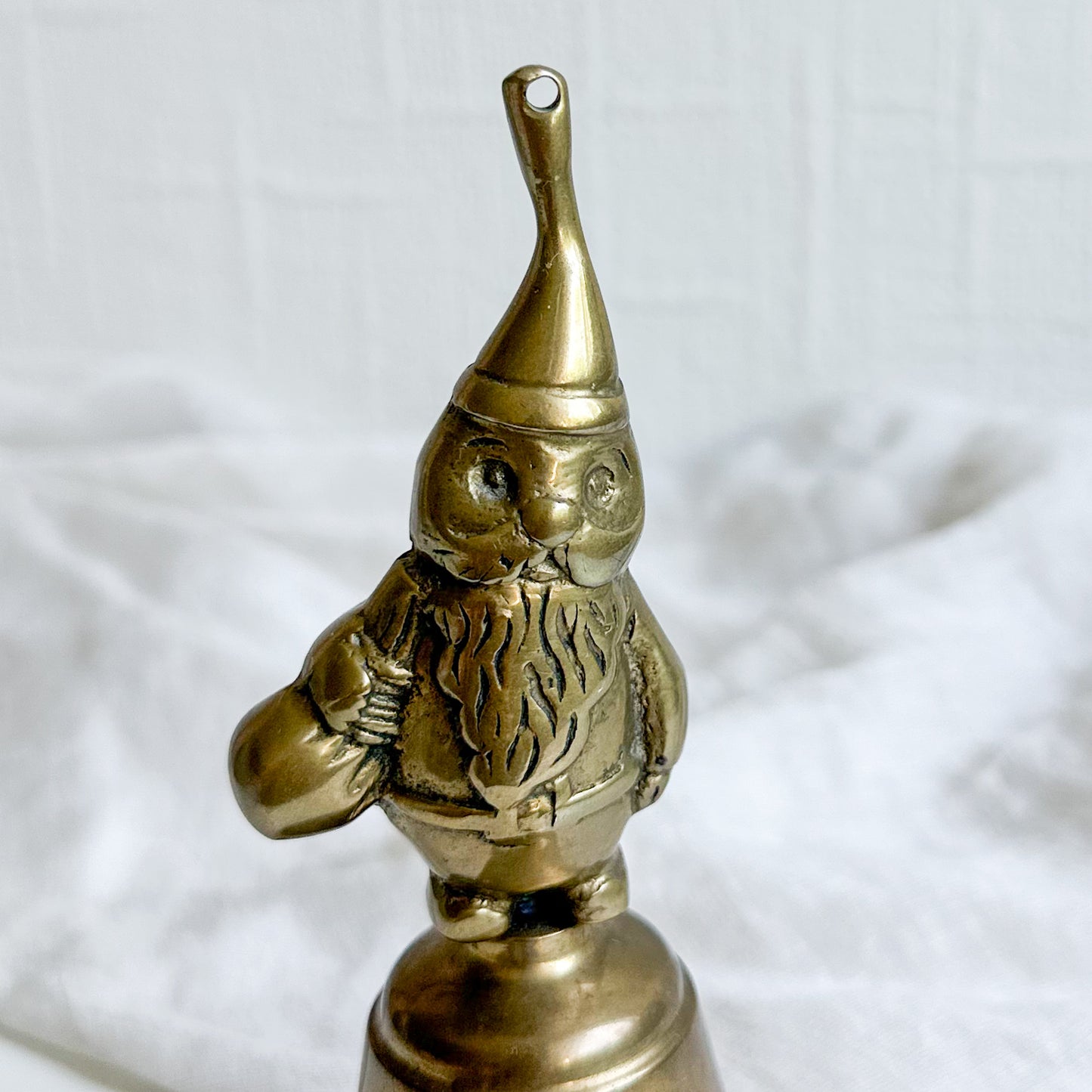 Santa / Gnome Brass Bell