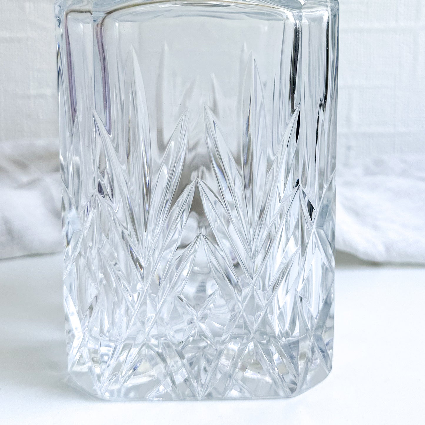 Vintage Heavy Crystal Decanter