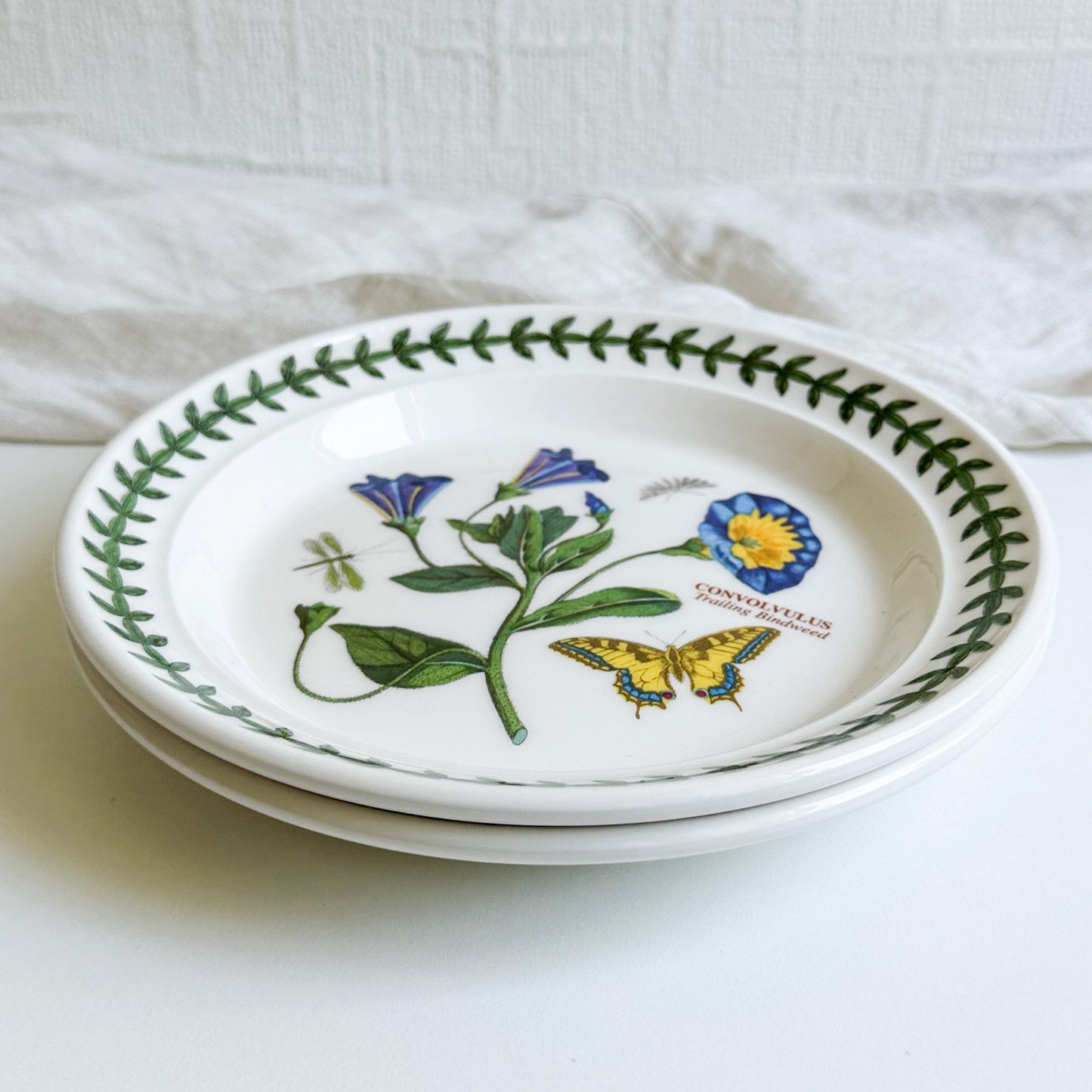 Pair of Portmeirion Bindweed Plates