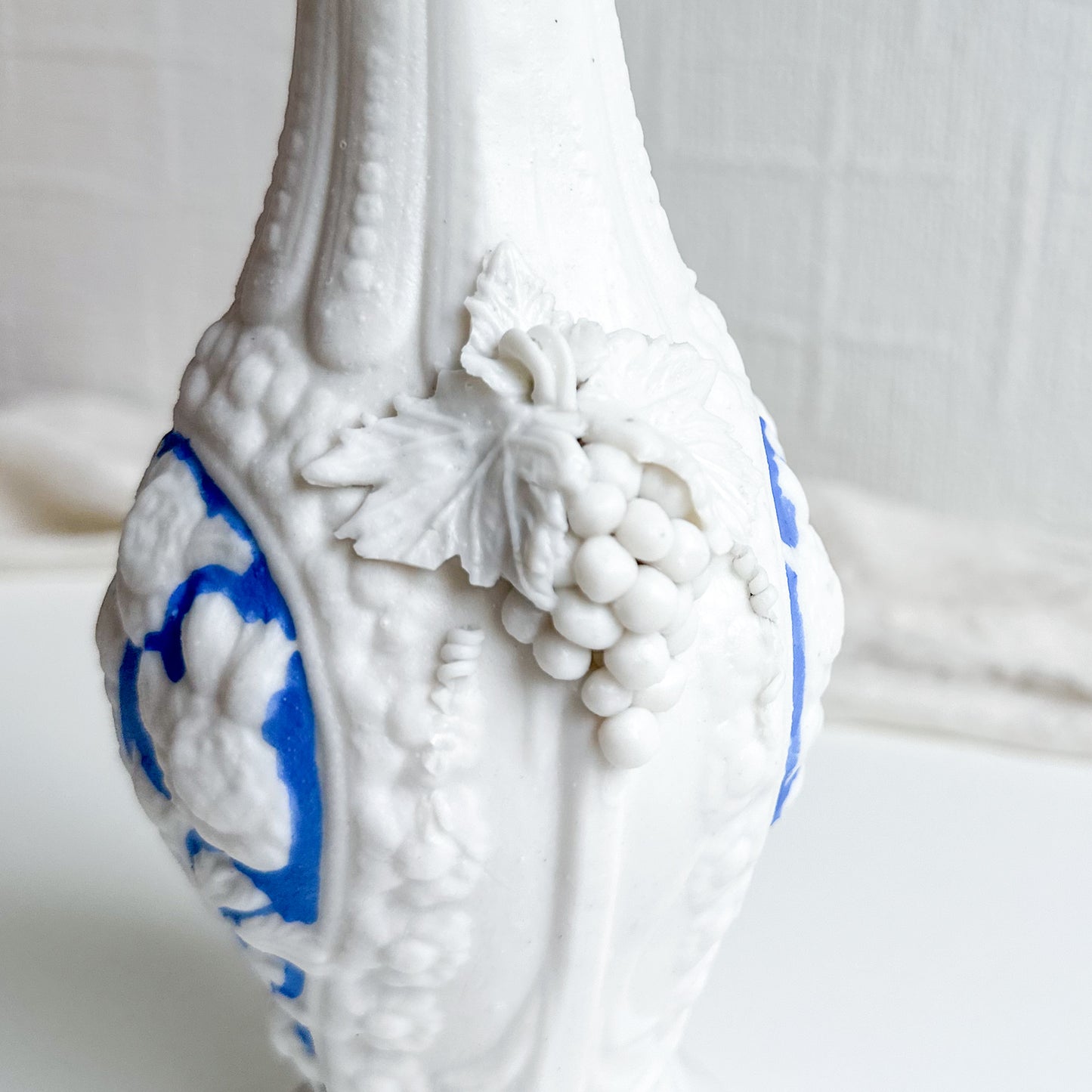 Blue and White Parian Ware Vase